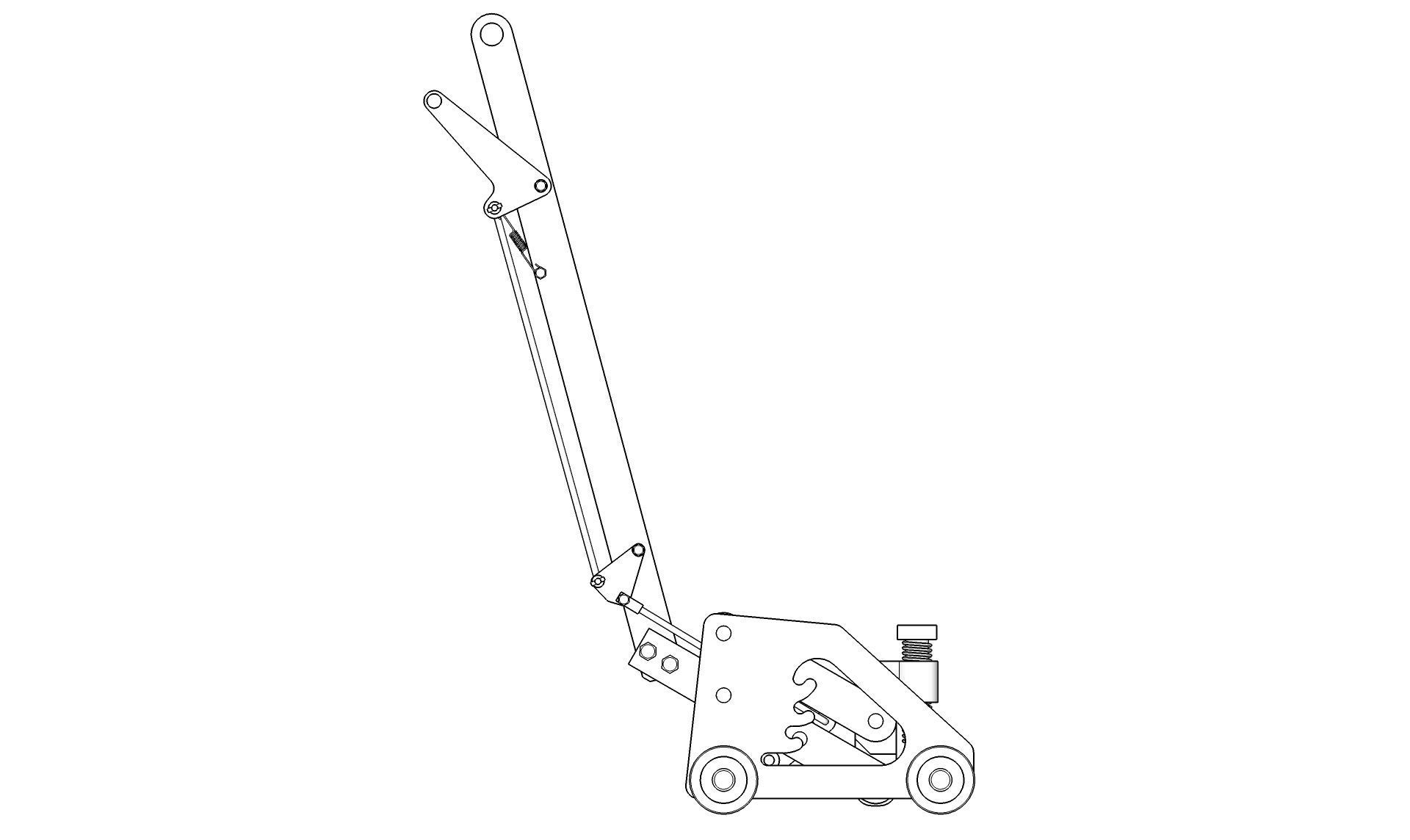 Car Jack Lifter 3D model_15