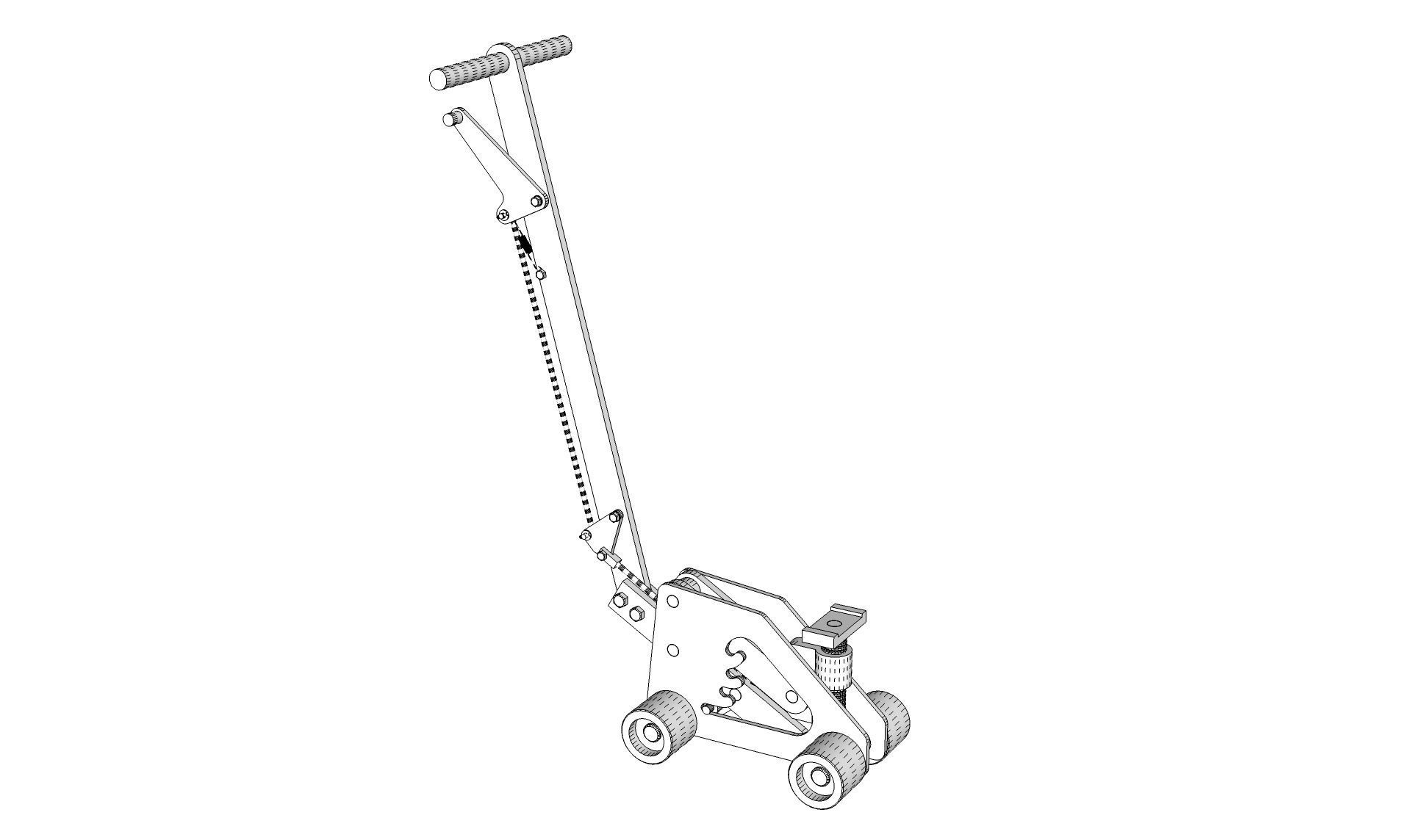 Car Jack Lifter 3D model_14