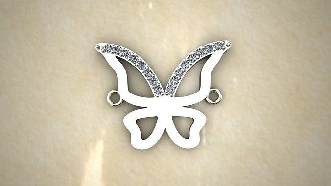 Butterfly Pendant  3D print model