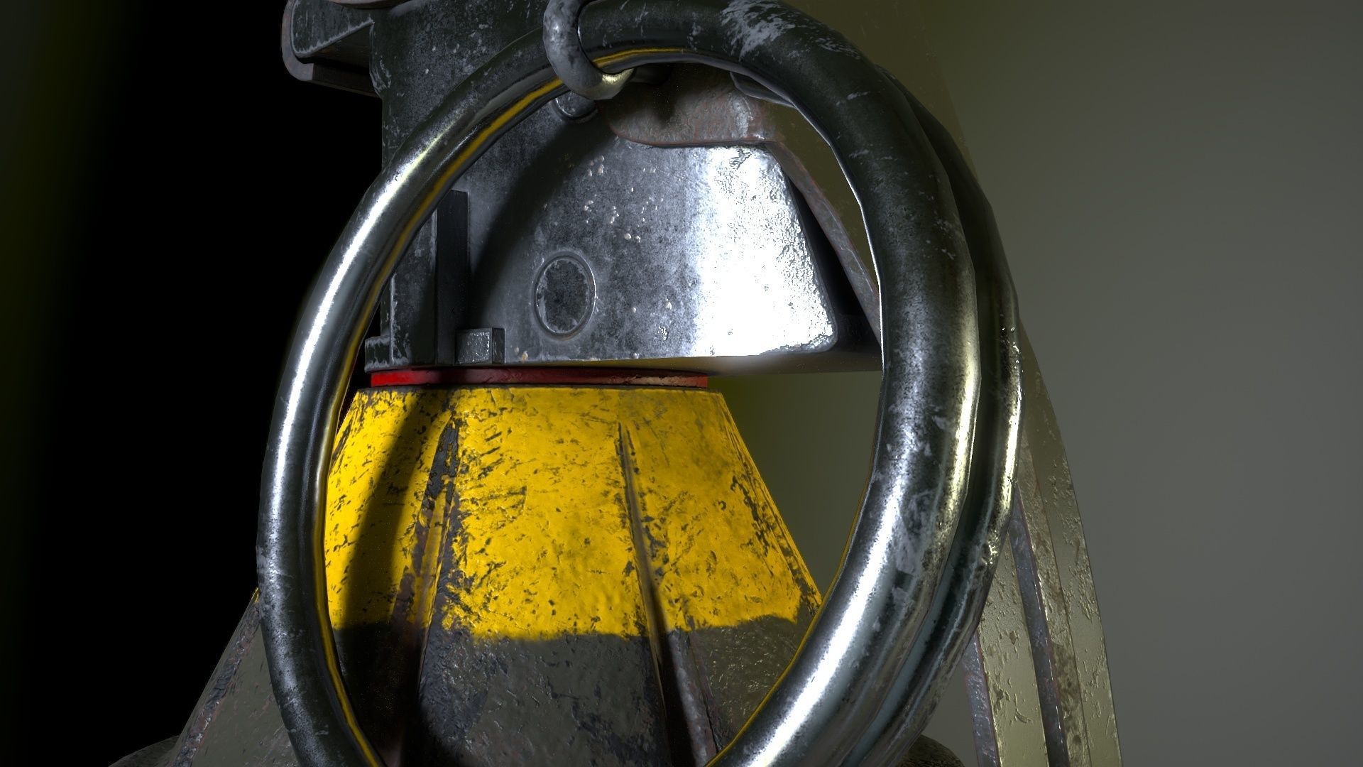 MK2 Hand Grenade Free low-poly 3D model_8