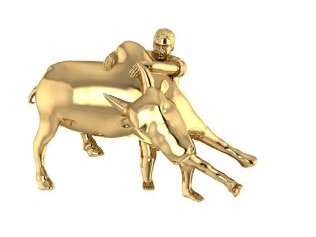 bull event pongal 3D model_0