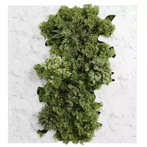  Vertical graden green wall decor - plants set partition