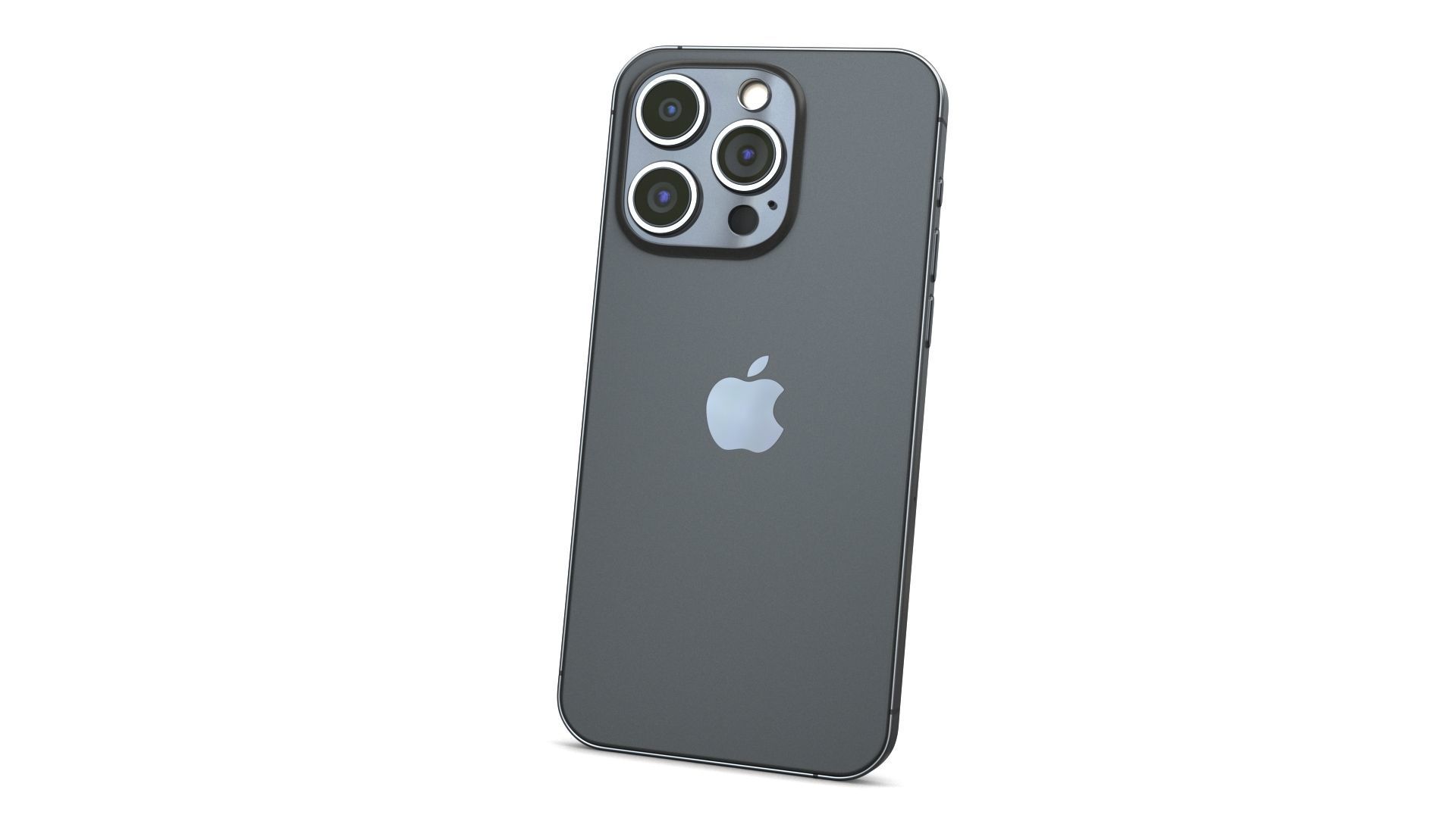 Apple iPhone 15 Pro Max Black Titanium Low-poly 3D model_4