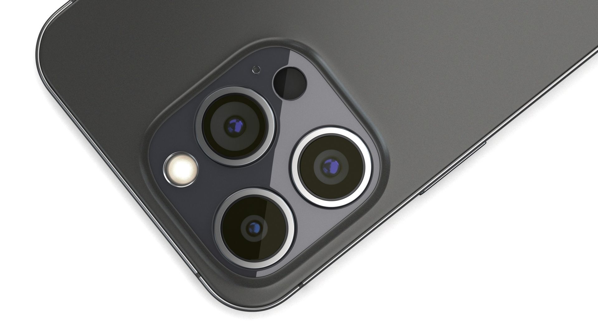 Apple iPhone 15 Pro Max Black Titanium Low-poly 3D model_15