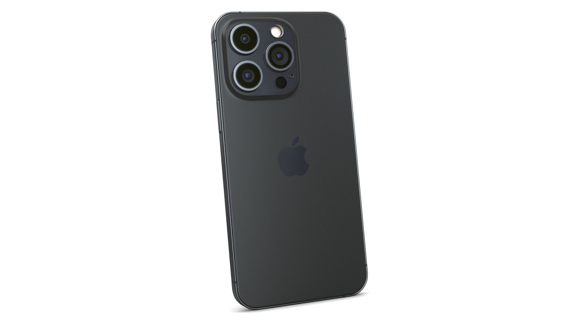 Apple iPhone 15 Pro Max Black Titanium Low-poly 3D model_5