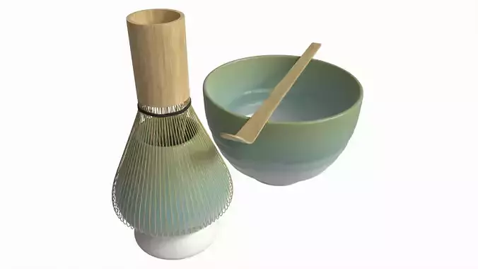 Matcha Tea Set Bowl Whisk Spoon