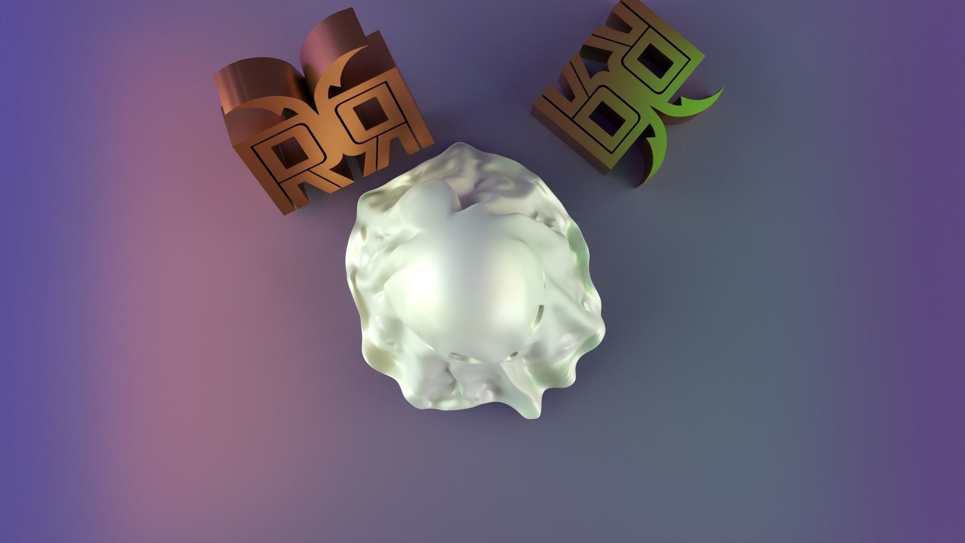 Halloween spirit decor GHOST 01 3D print model_7