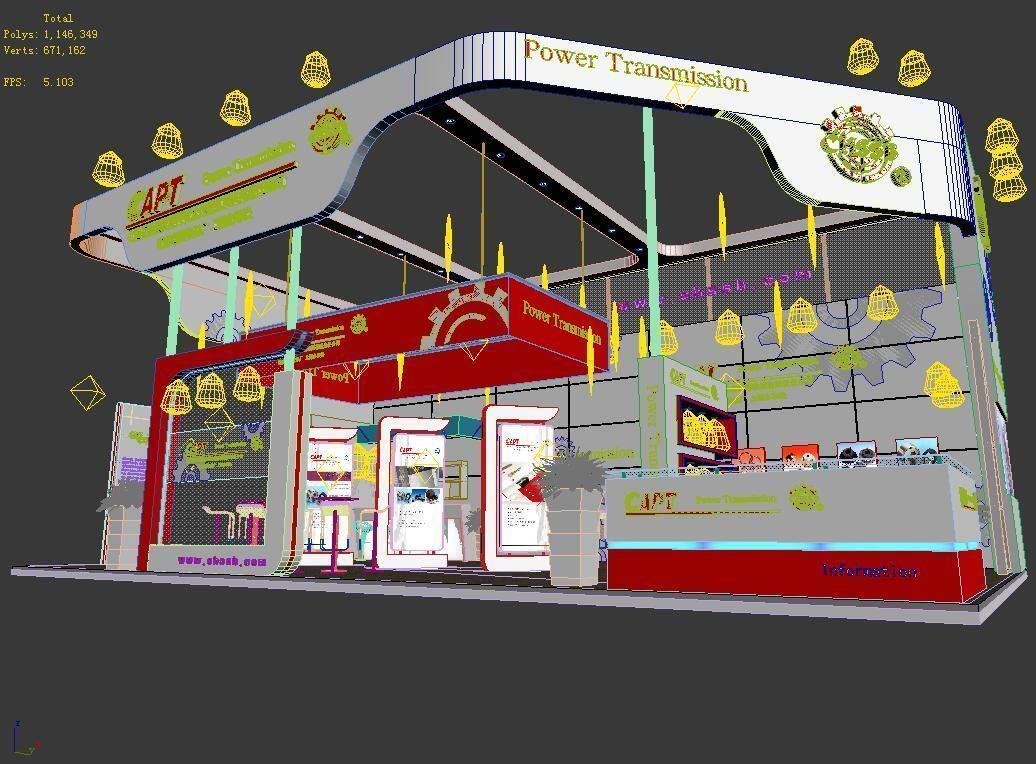 Exhibition - Area - 14X8-3DMAX2009-09 3D model_6