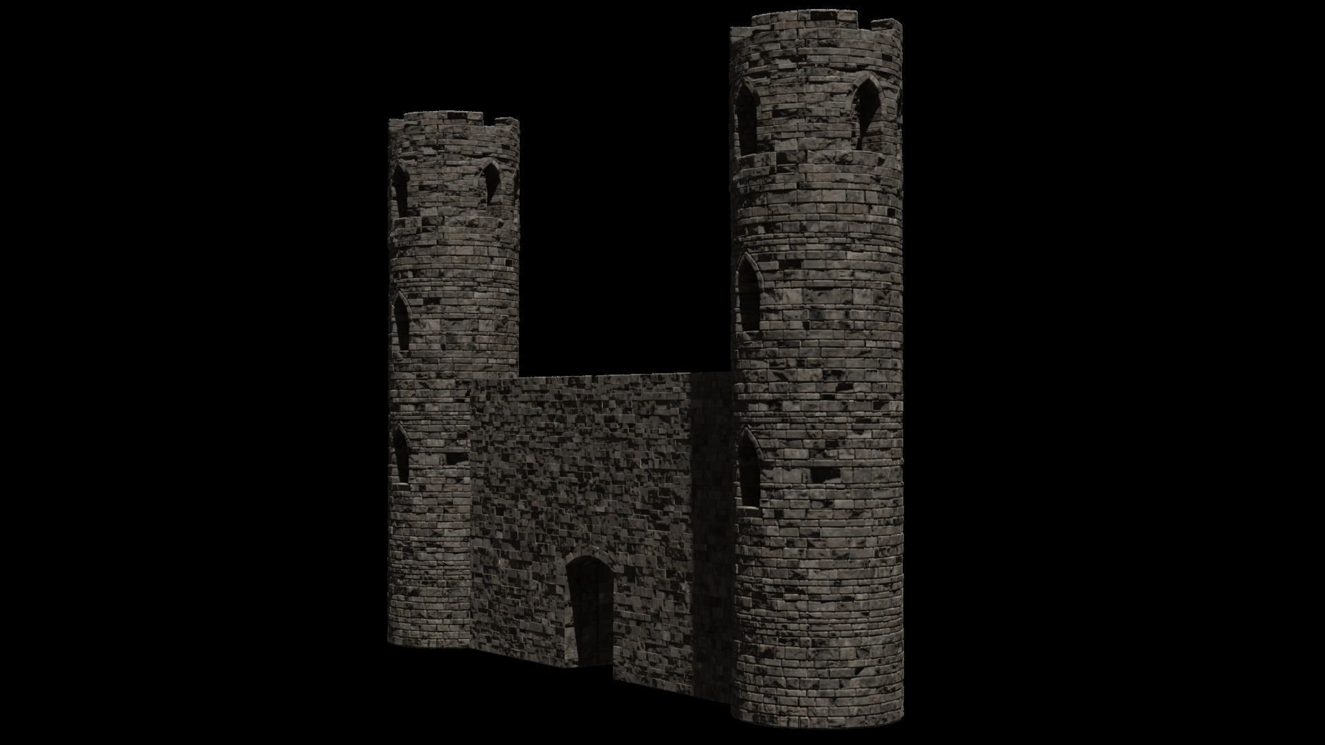 Castle 3D model_2