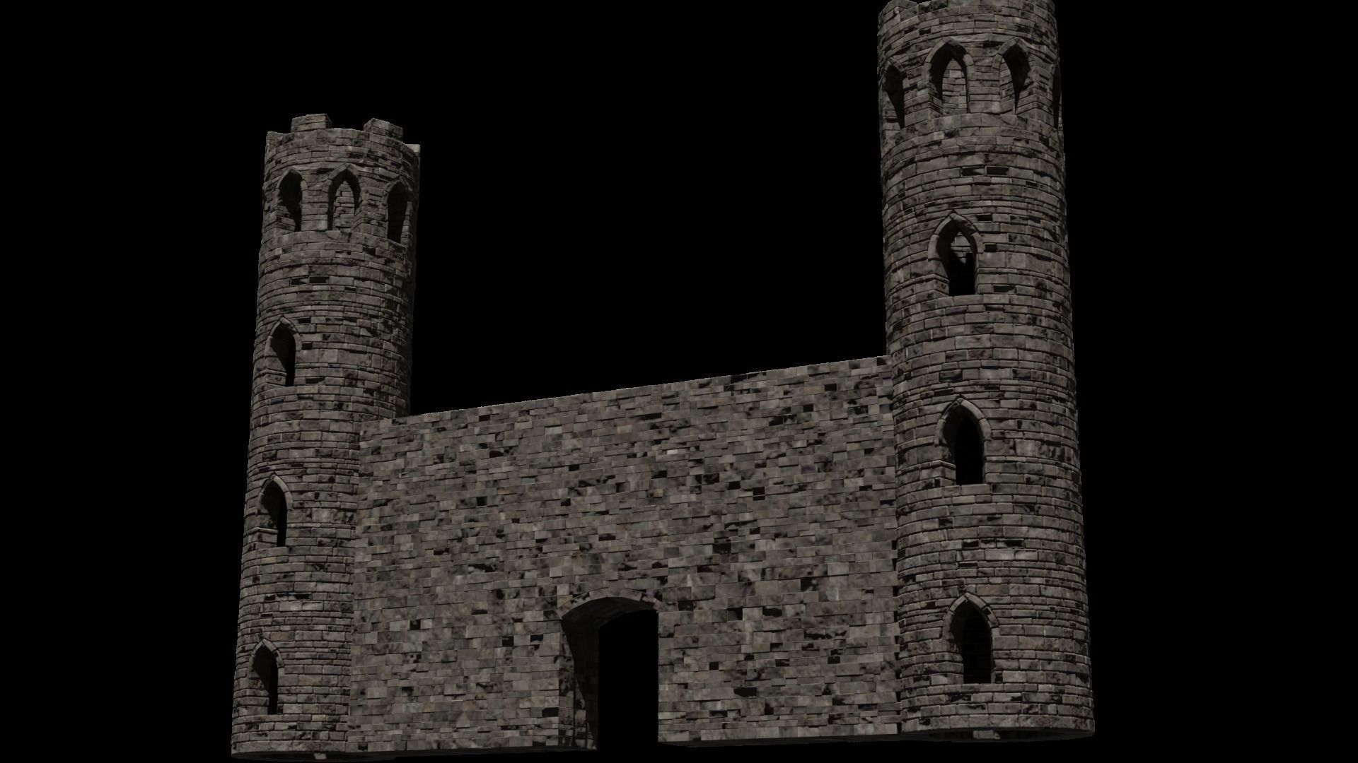 Castle 3D model_8