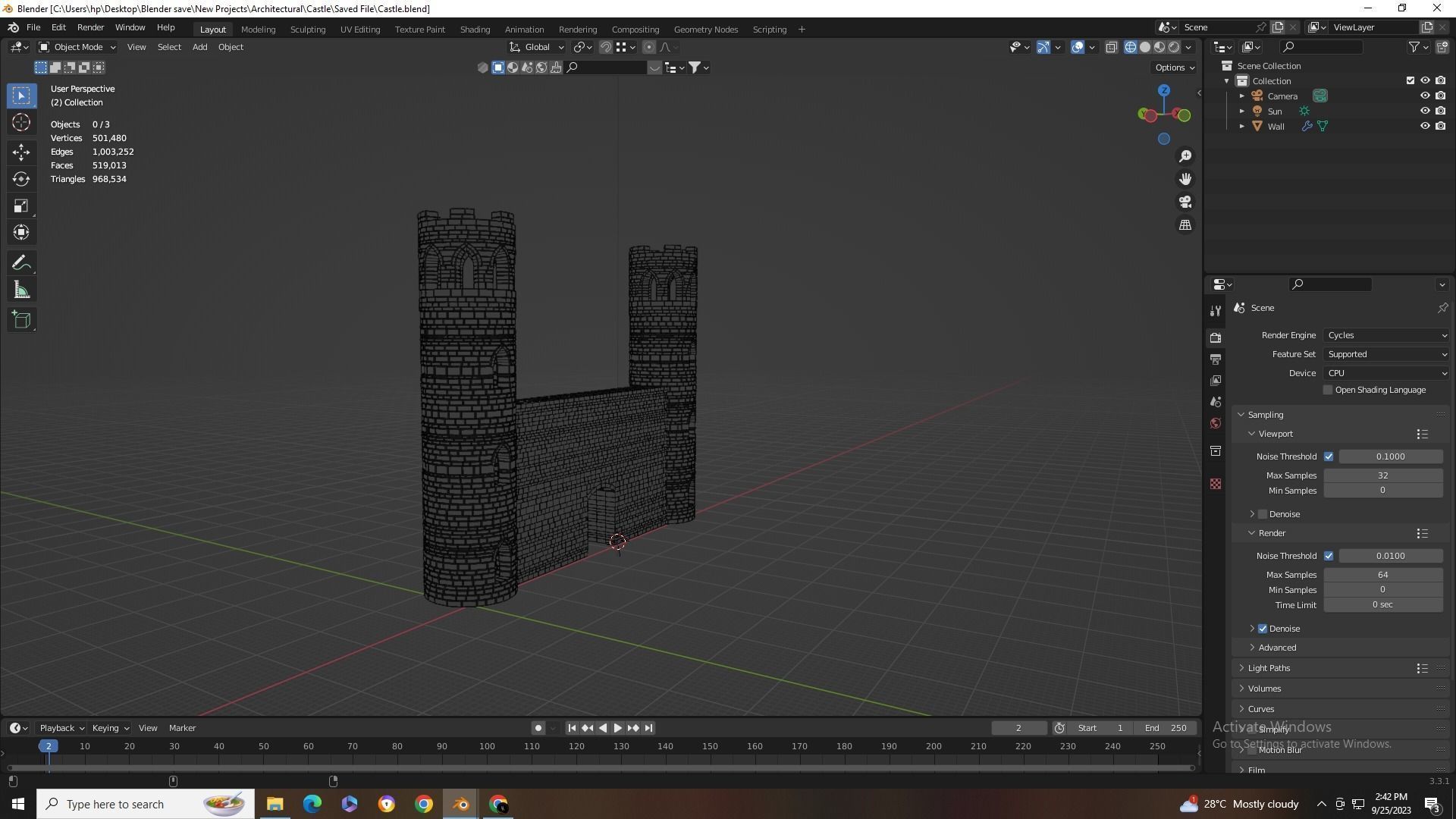 Castle 3D model_15