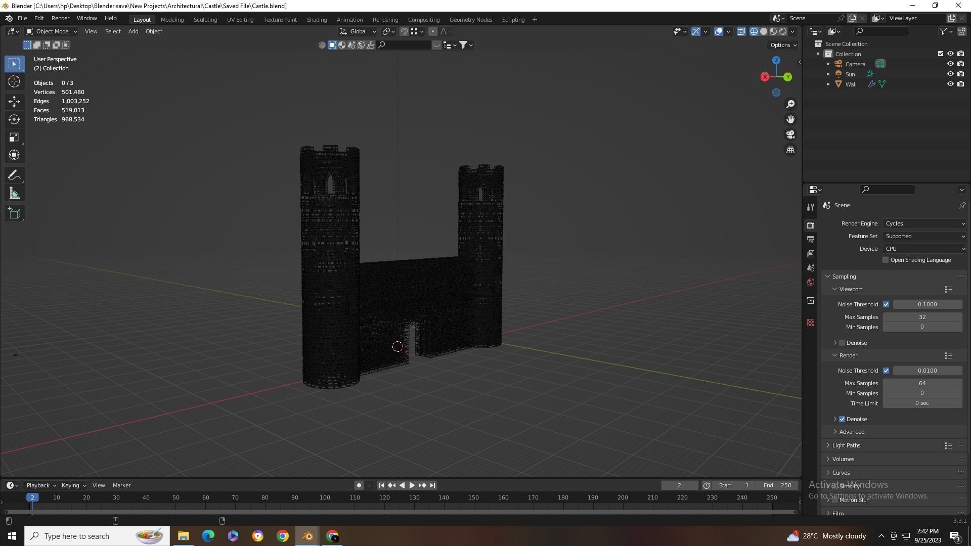 Castle 3D model_12