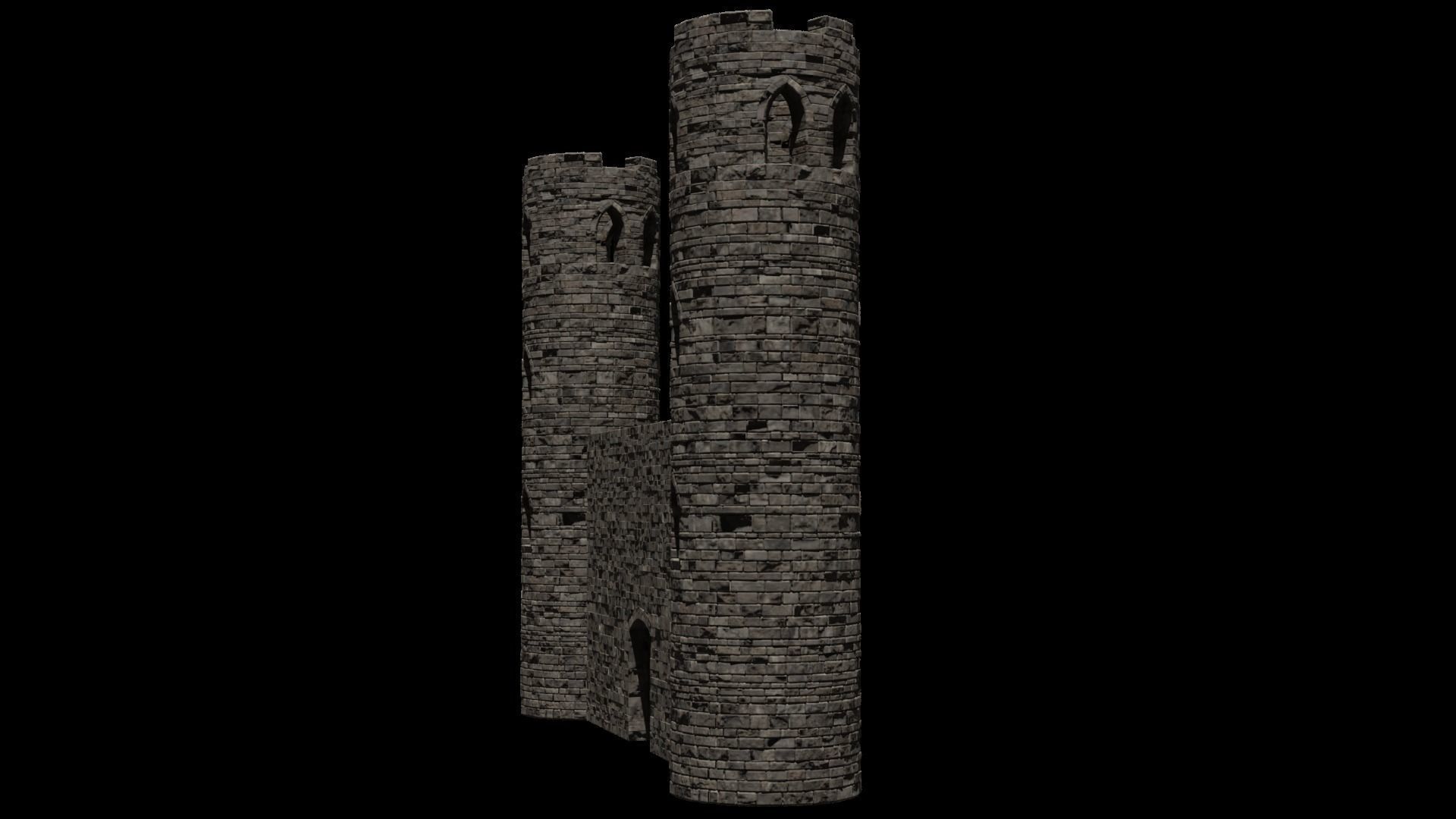 Castle 3D model_3