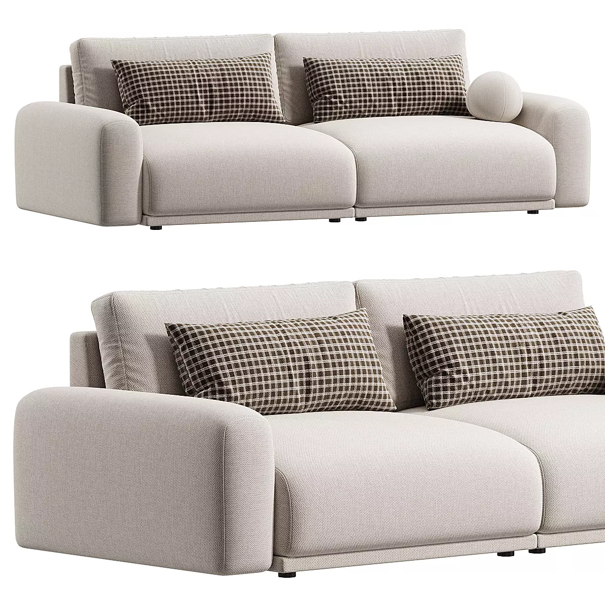 STRAIGHT SOFAS GRAIL 3D model_0