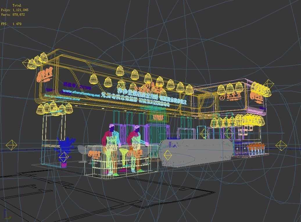 Exhibition - Area - 15X6-3DMAX2009-01 3D model_4