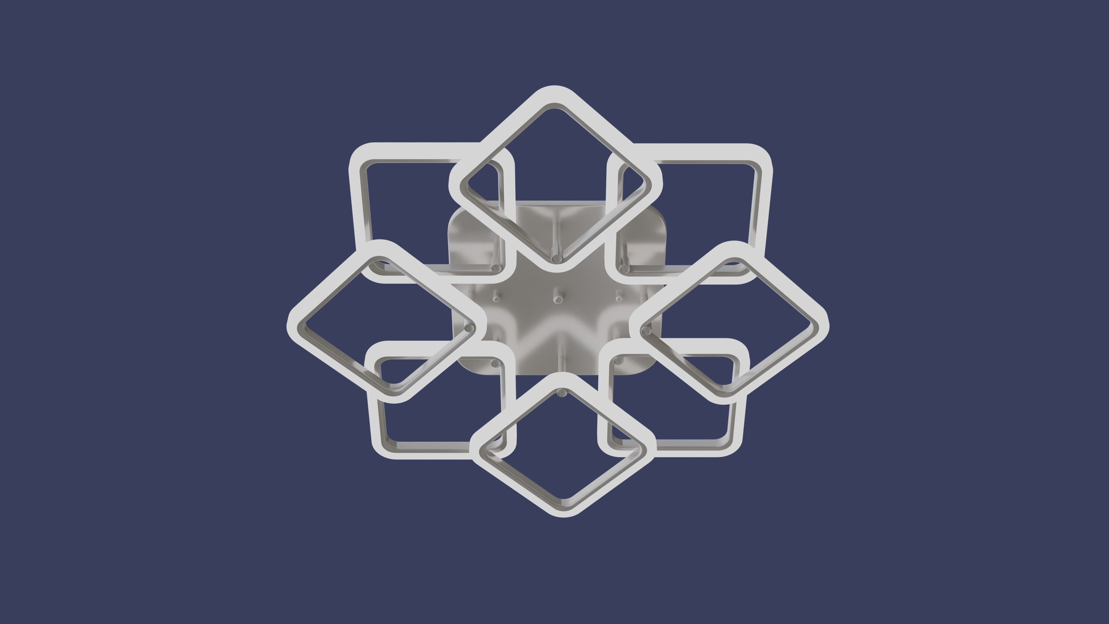 Led lamps set 3D modes 3D model_6