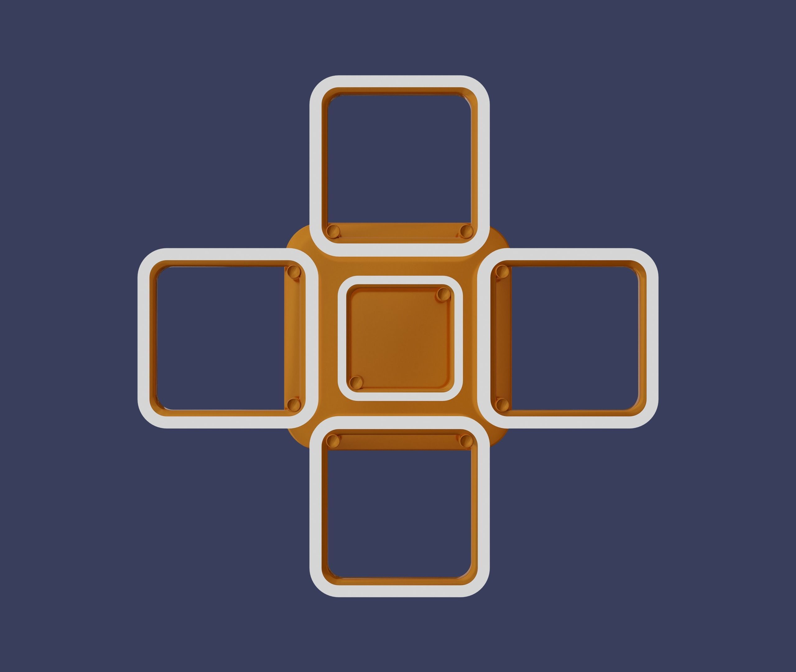 Led lamps set 3D modes 3D model_4