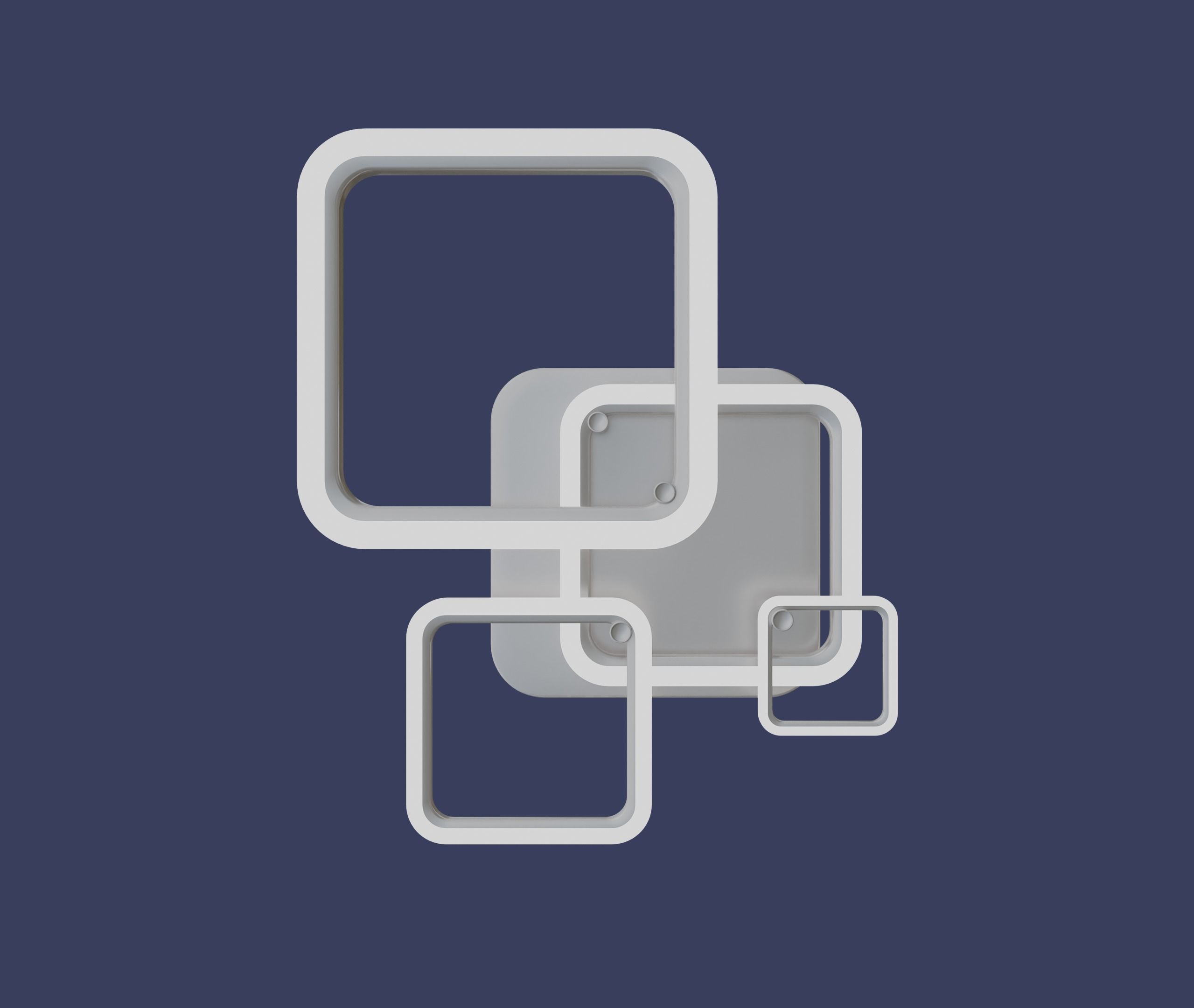 Led lamps set 3D modes 3D model_10