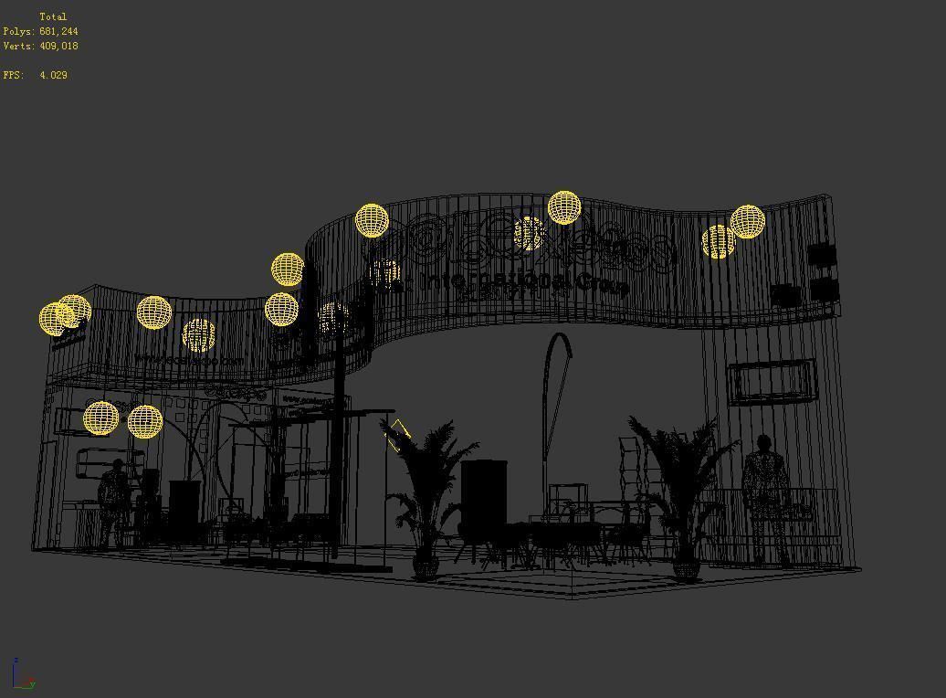 Exhibition - Area - 15X6-3DMAX2009-03 3D model_1