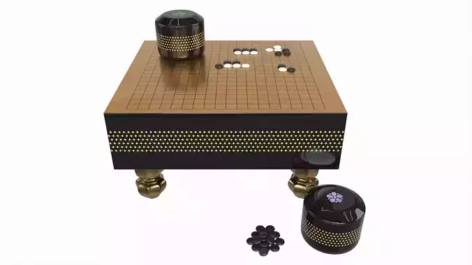 Strategy Board Go-Ban Game 02