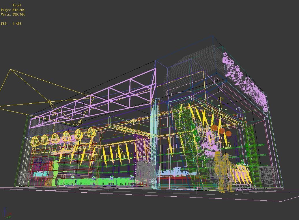 Exhibition - Area - 15X7-3DMAX2009-08 3D model_7