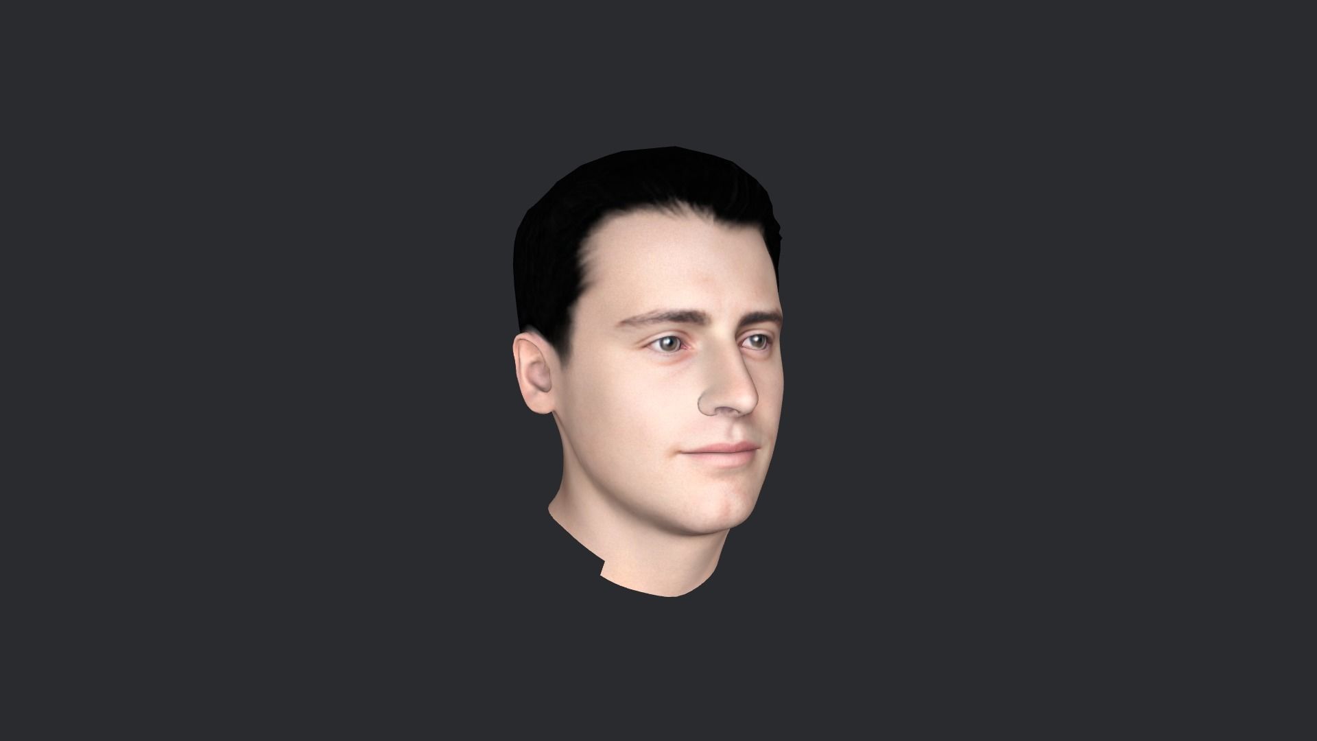 Joey Tribbiani Hyper Realistic Full Body Rigged Character 3D model_36