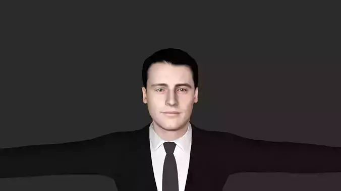 Joey Tribbiani Hyper Realistic Full Body Rigged Character 3D model