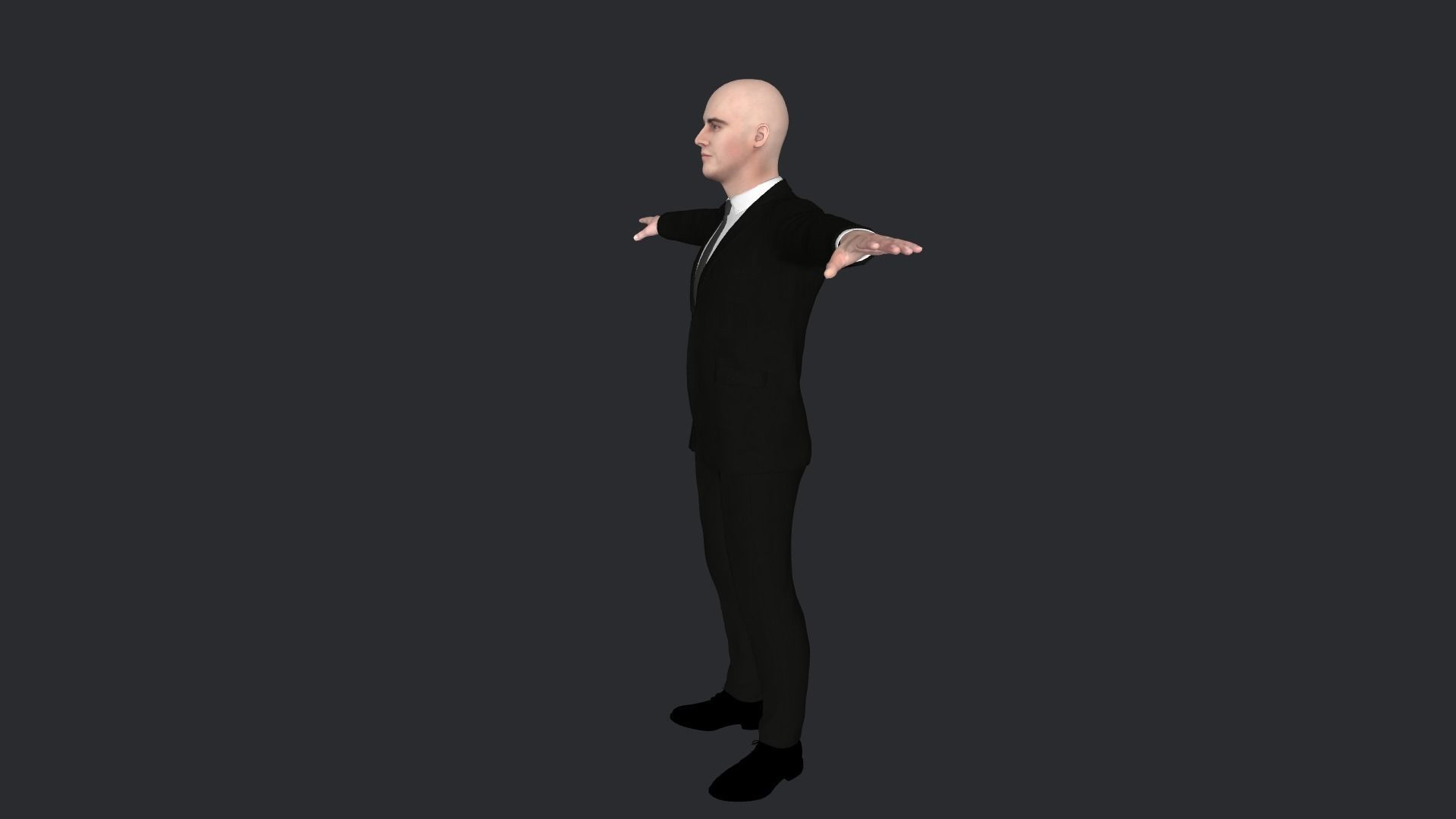 Joey Tribbiani Hyper Realistic Full Body Rigged Character 3D model_31