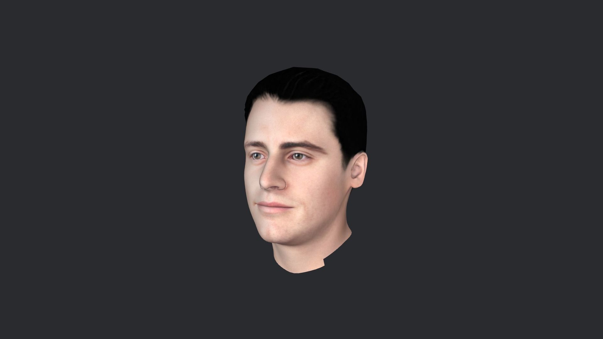 Joey Tribbiani Hyper Realistic Full Body Rigged Character 3D model_35