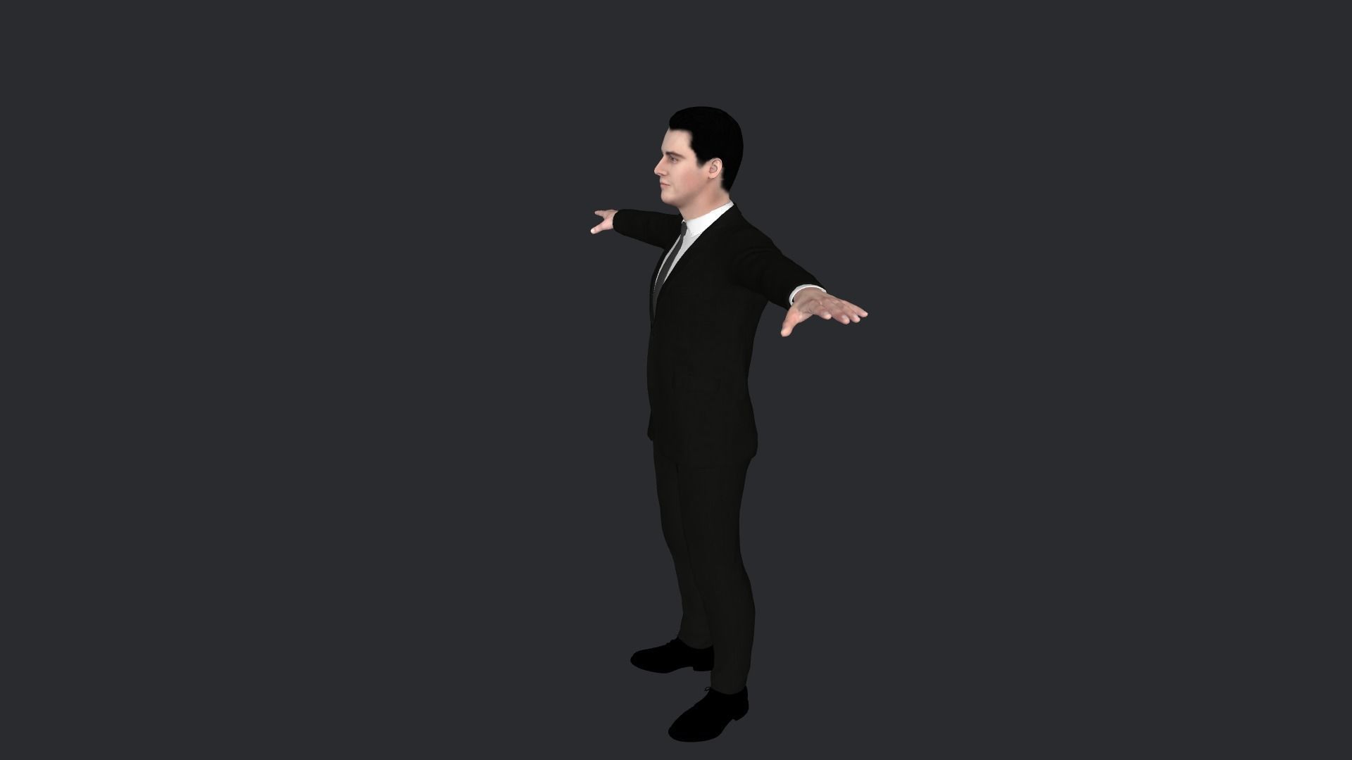 Joey Tribbiani Hyper Realistic Full Body Rigged Character 3D model_23