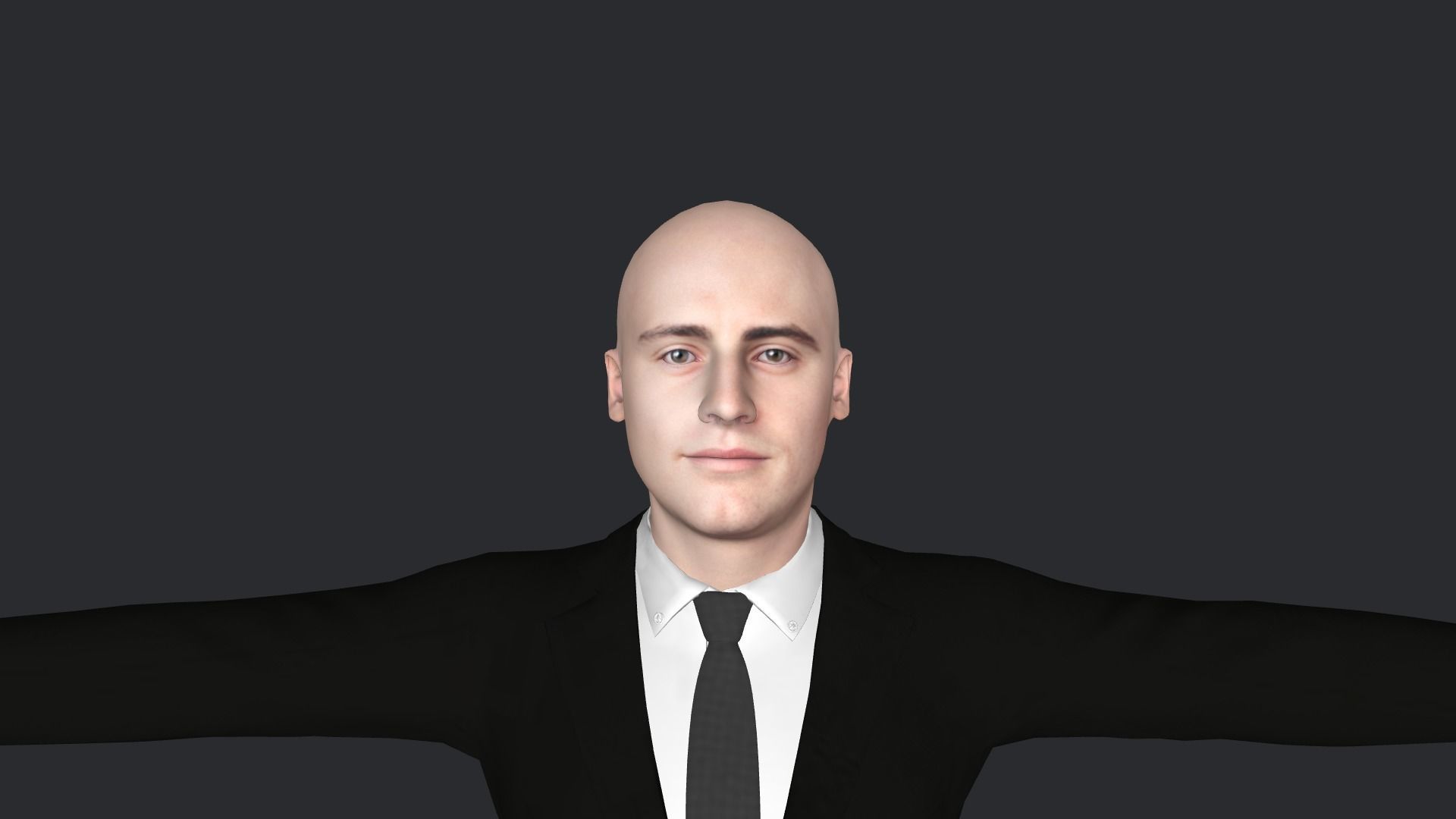 Joey Tribbiani Hyper Realistic Full Body Rigged Character 3D model_28