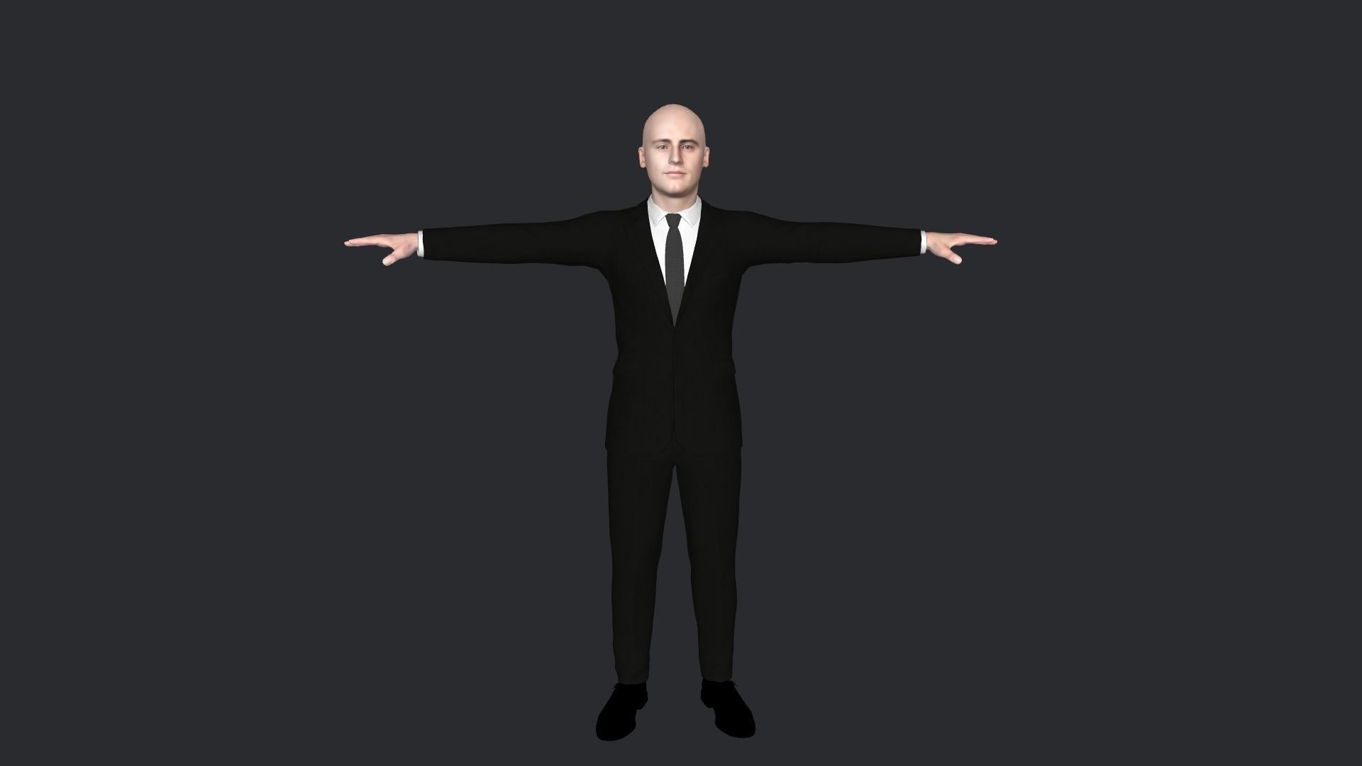 Joey Tribbiani Hyper Realistic Full Body Rigged Character 3D model_30