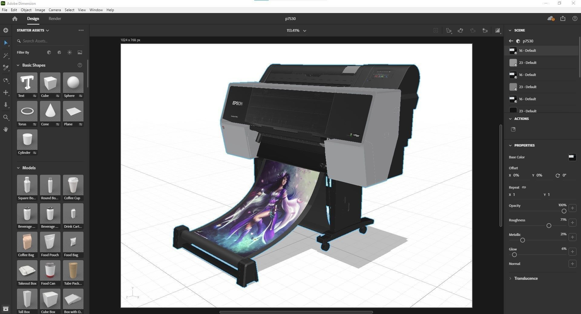 Epson SureColor P7530 Photo Graphic Production Printer 3D model_14