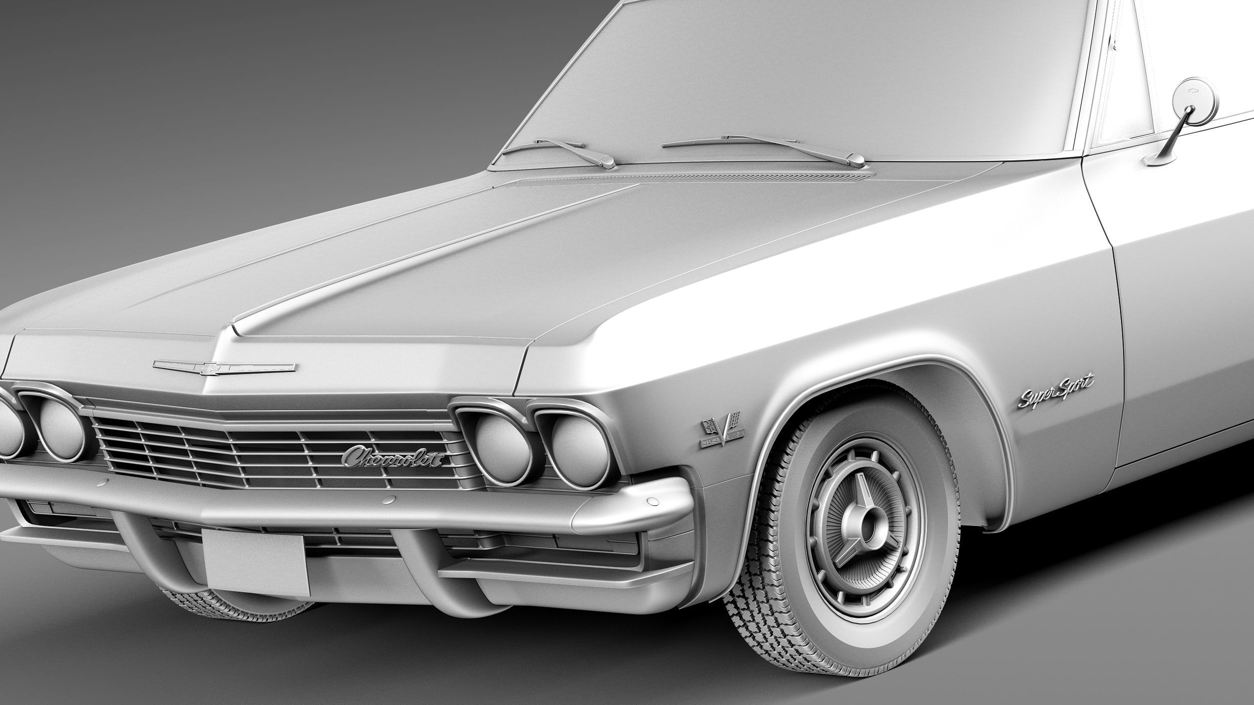 Chevrolet Impala CG 1965 3D model_10
