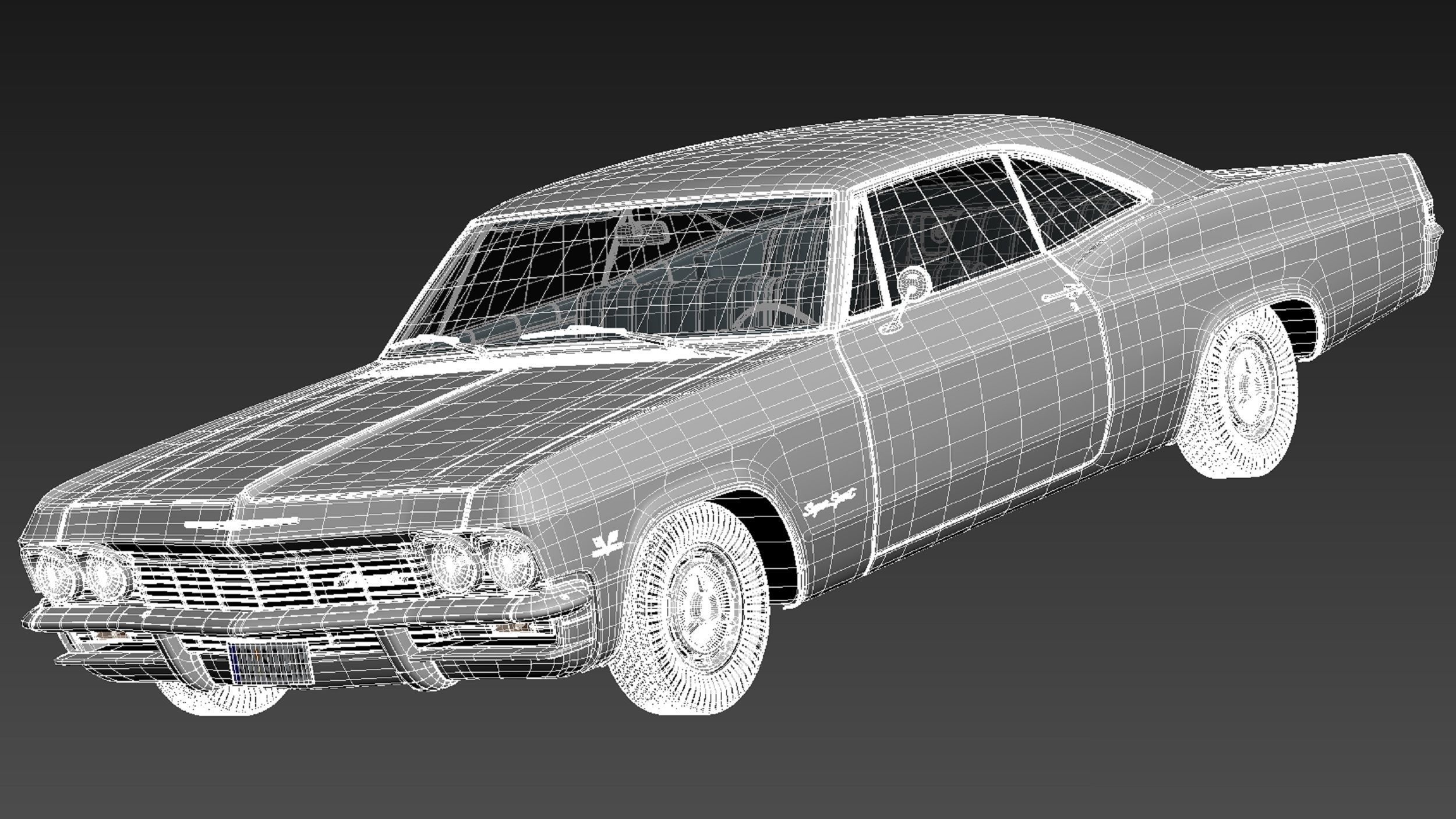 Chevrolet Impala CG 1965 3D model_17