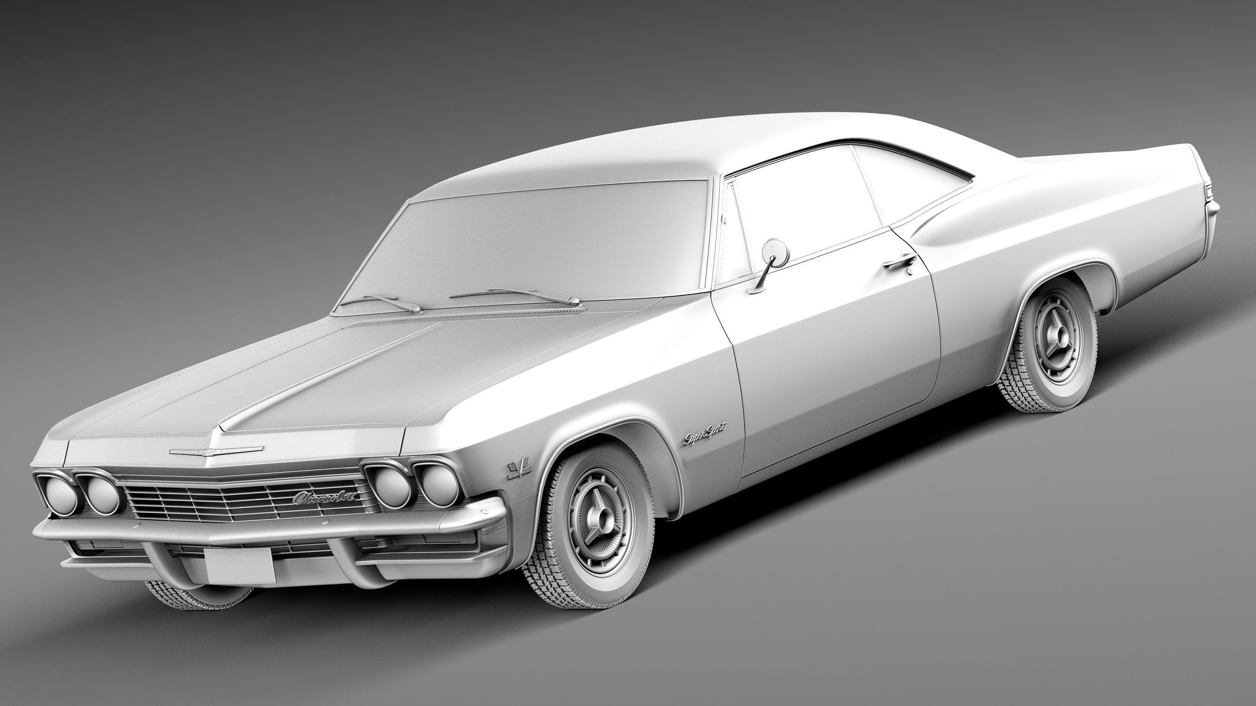 Chevrolet Impala CG 1965 3D model_8