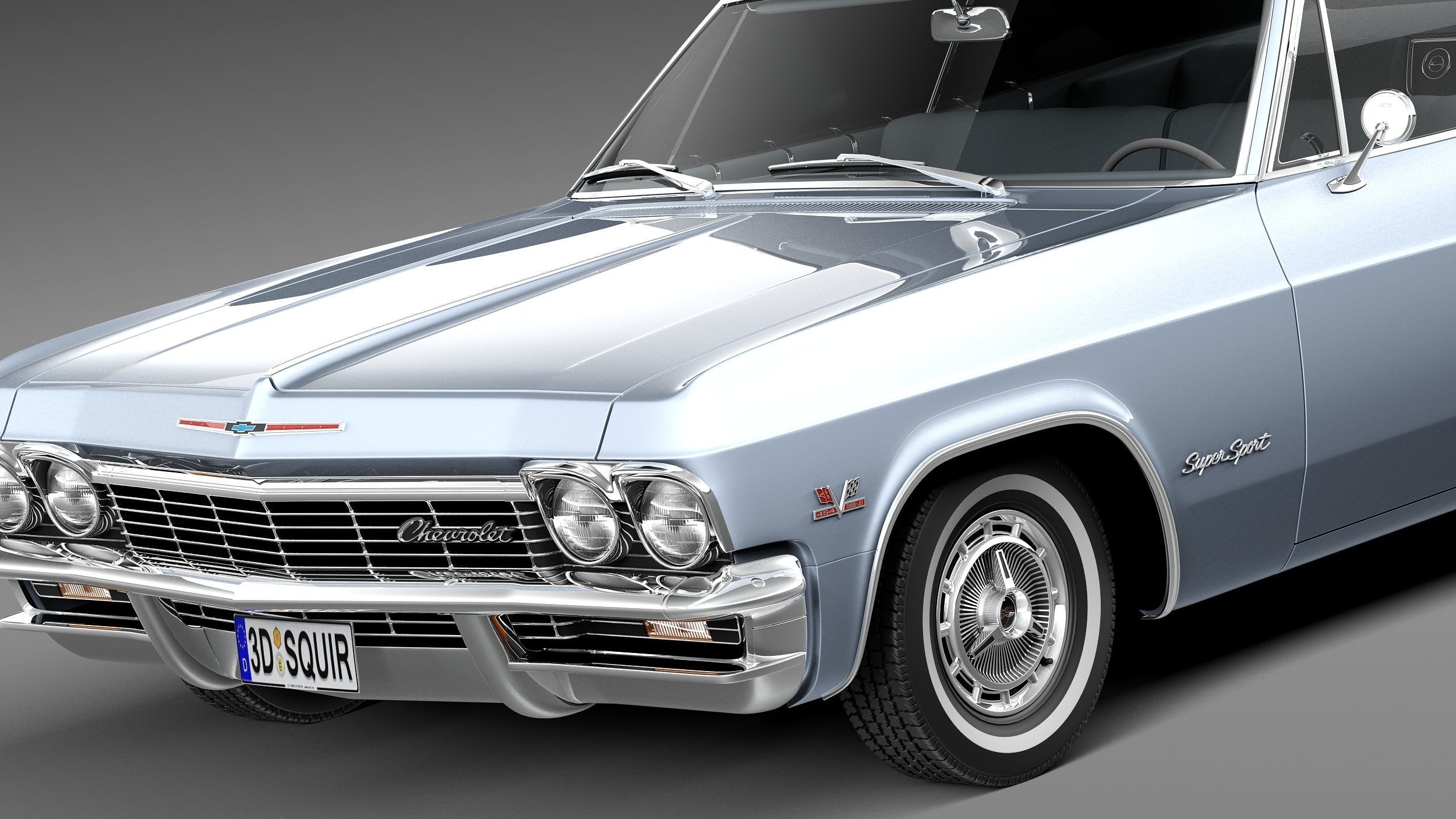 Chevrolet Impala CG 1965 3D model_2