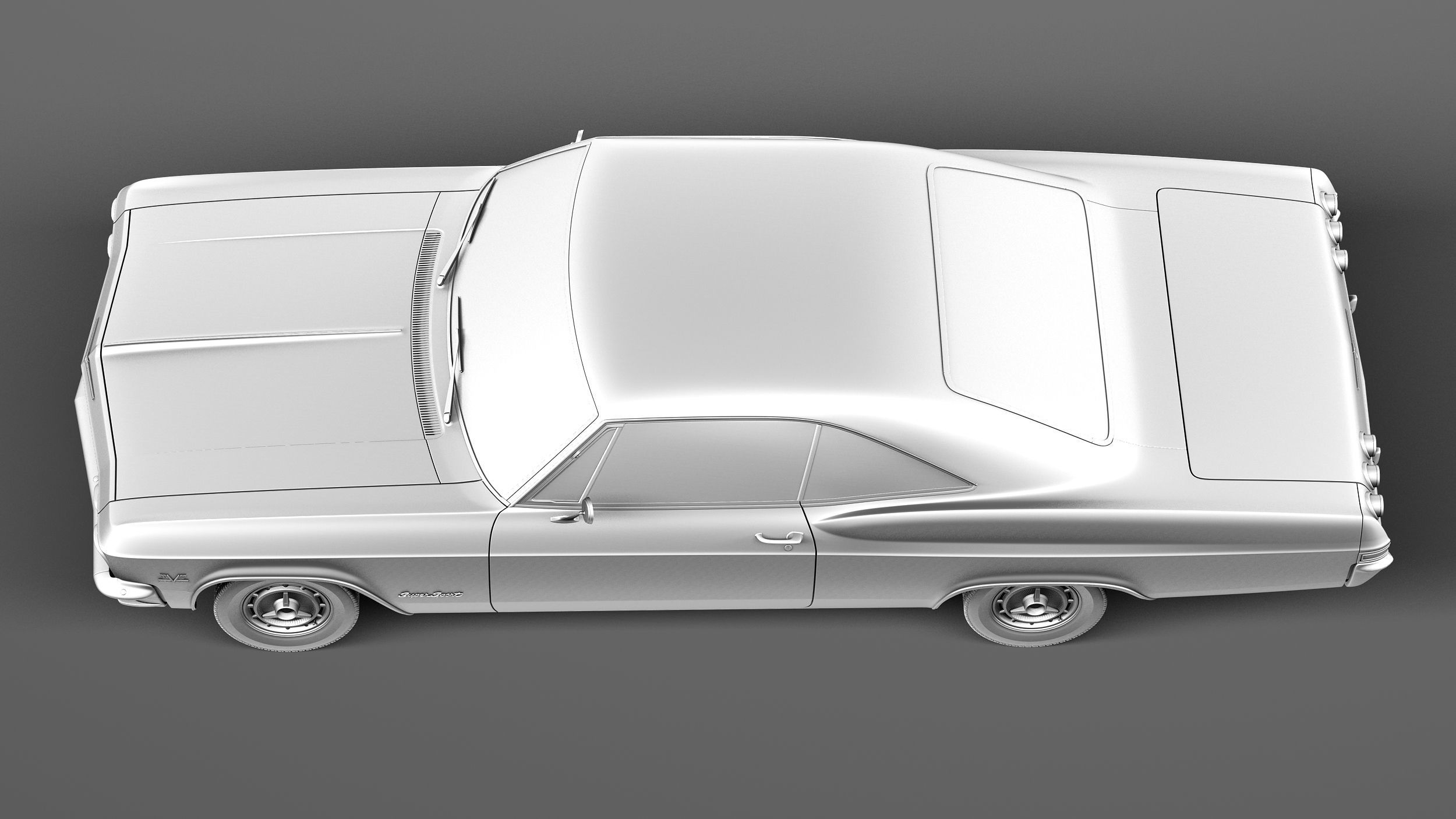 Chevrolet Impala CG 1965 3D model_15
