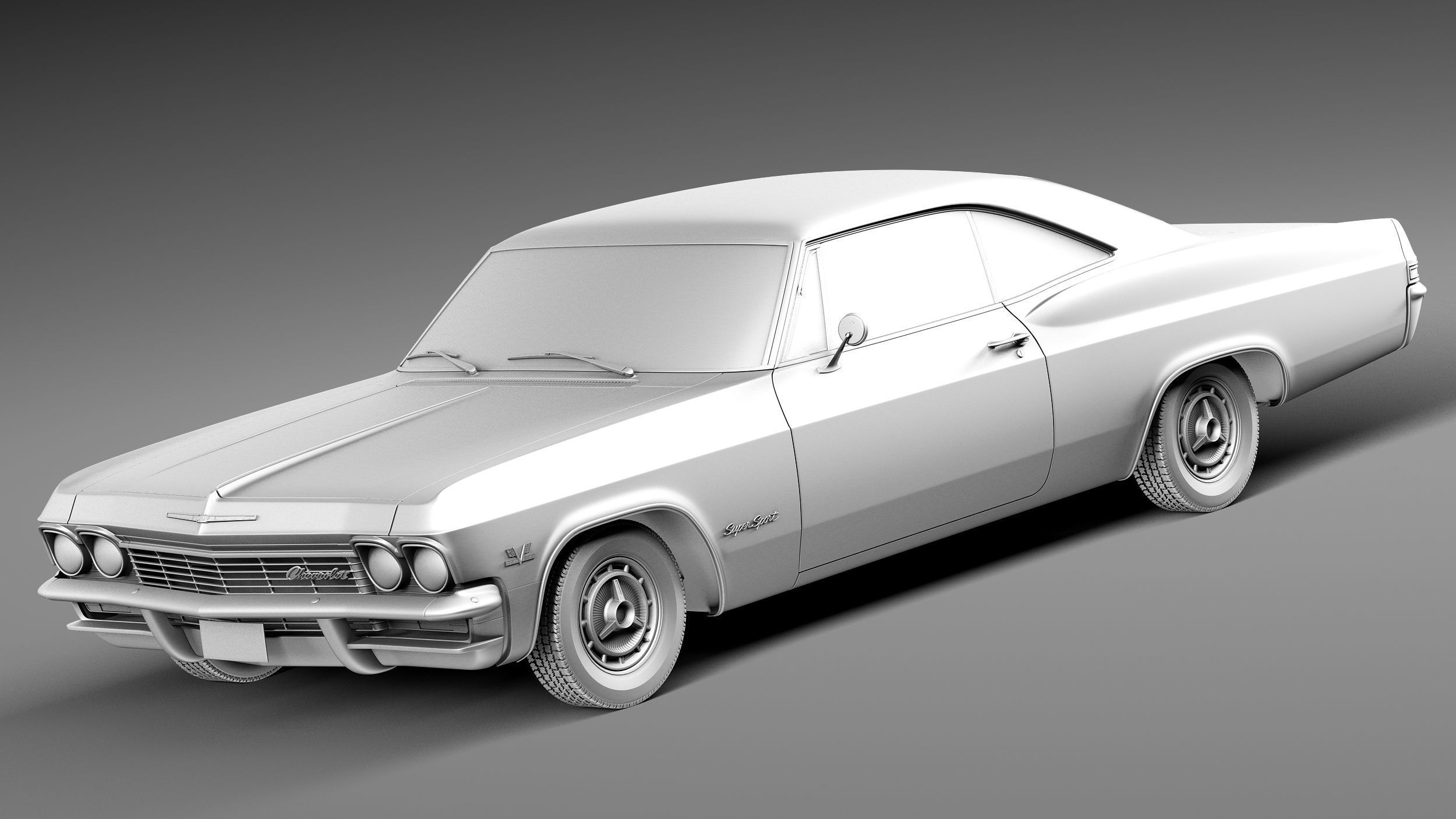 Chevrolet Impala CG 1965 3D model_12