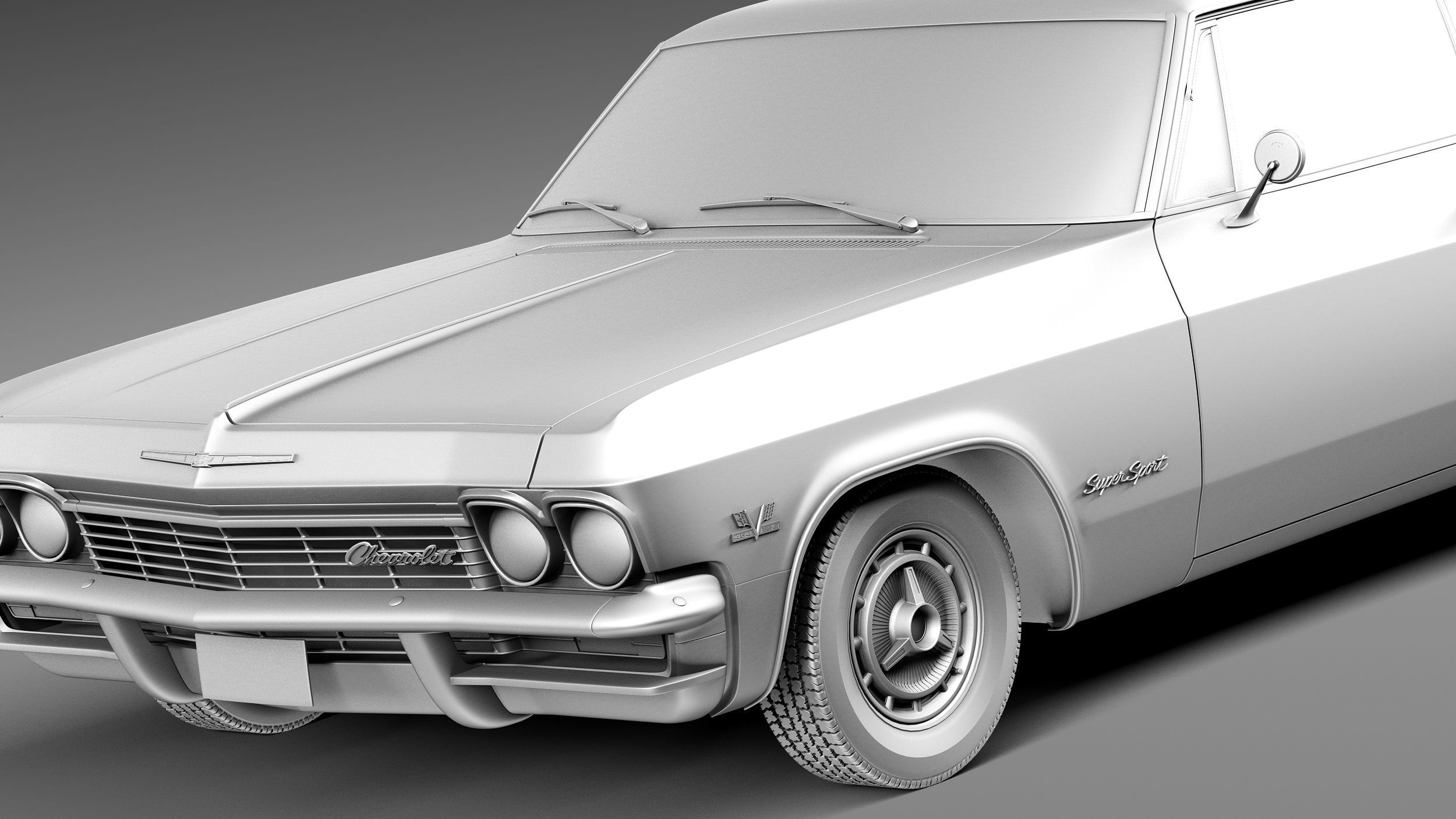 Chevrolet Impala CG 1965 3D model_11
