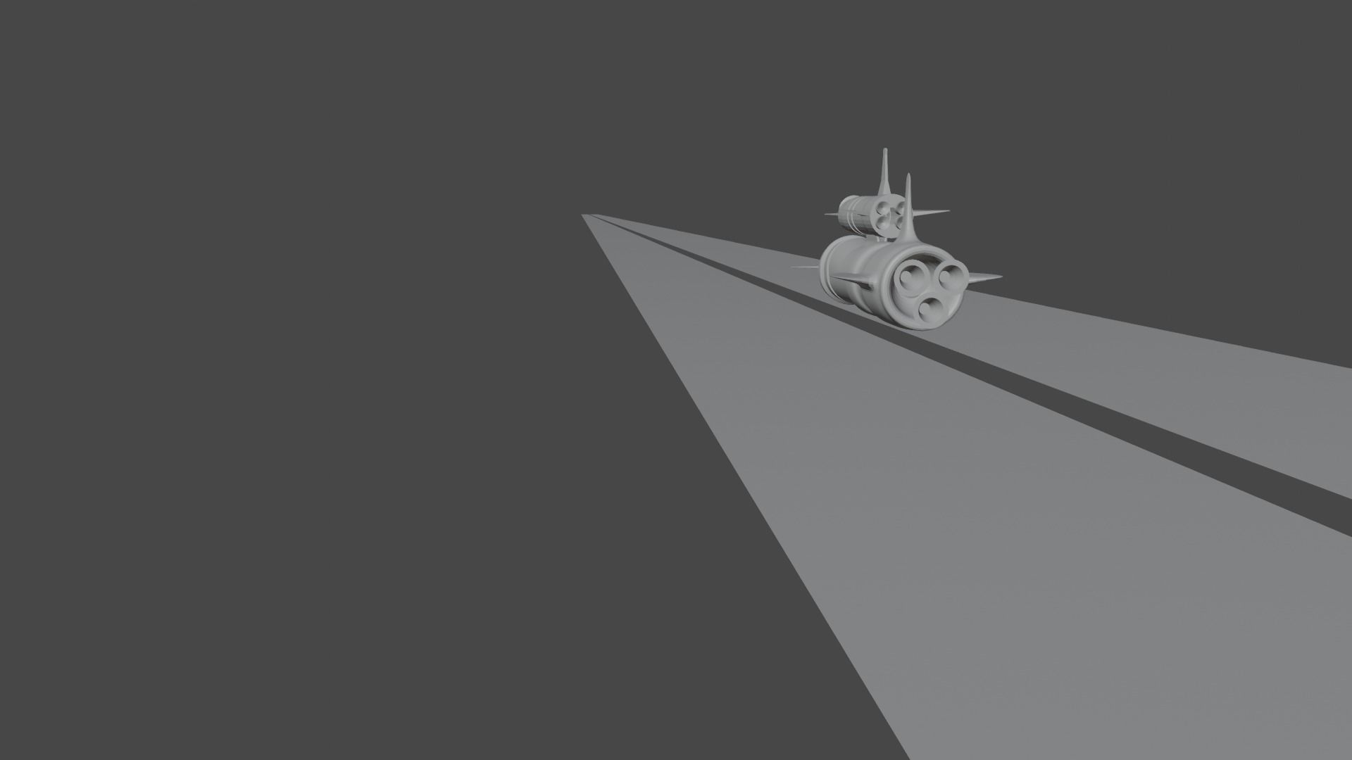 Space Ship Free low-poly 3D model_8