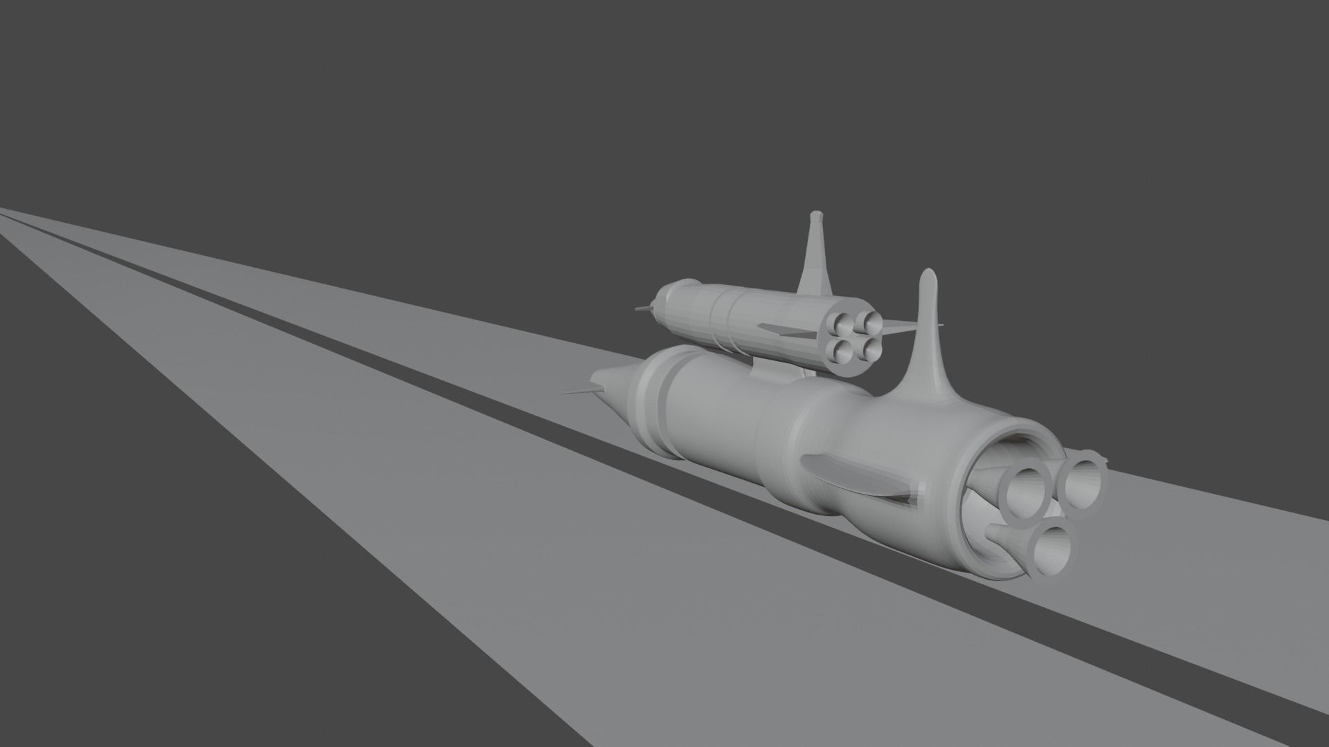 Space Ship Free low-poly 3D model_11