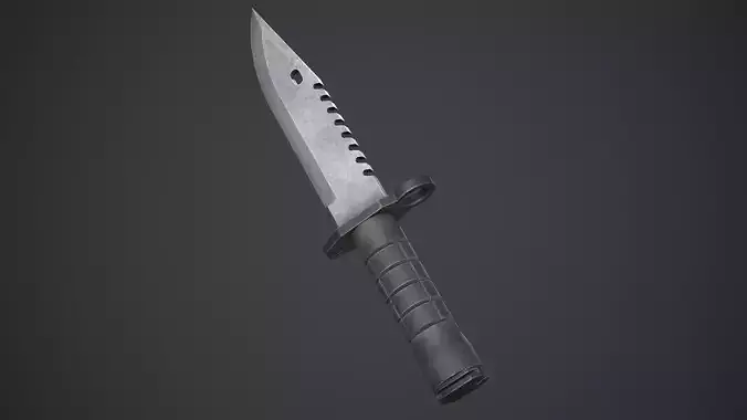 M9 Bayonet Knife Low-poly 3D model