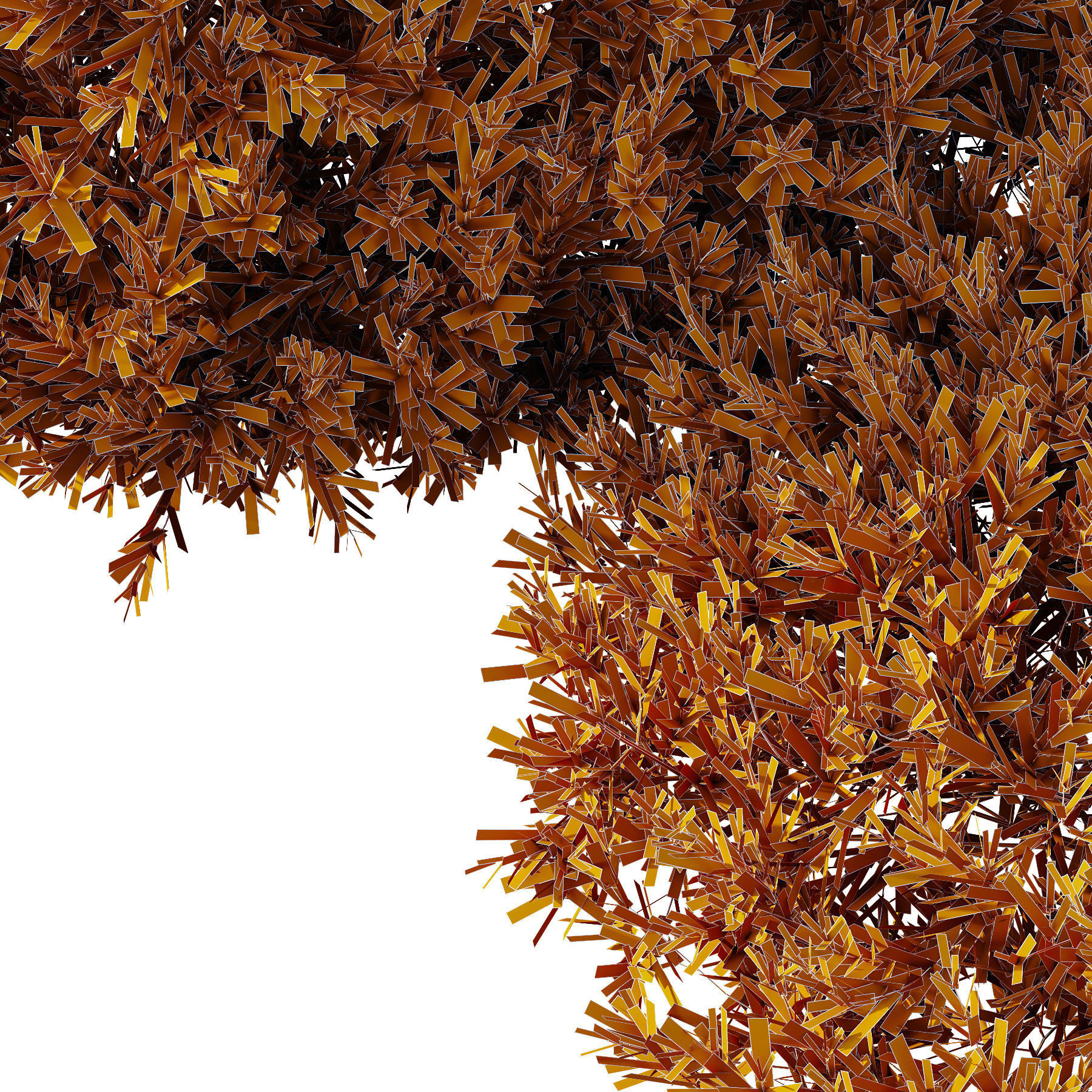 Montra Olive Bush02 3D model_3