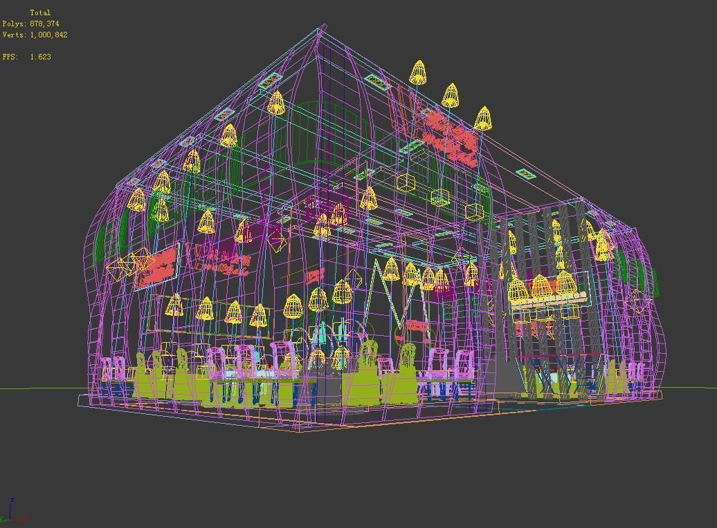 Exhibition - Area - 15X9-3DMAX2009-03 3D model_1