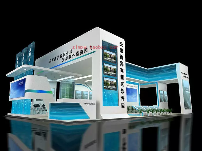 Exhibition - Area - 15X9-3DMAX2009-05 3D model_0