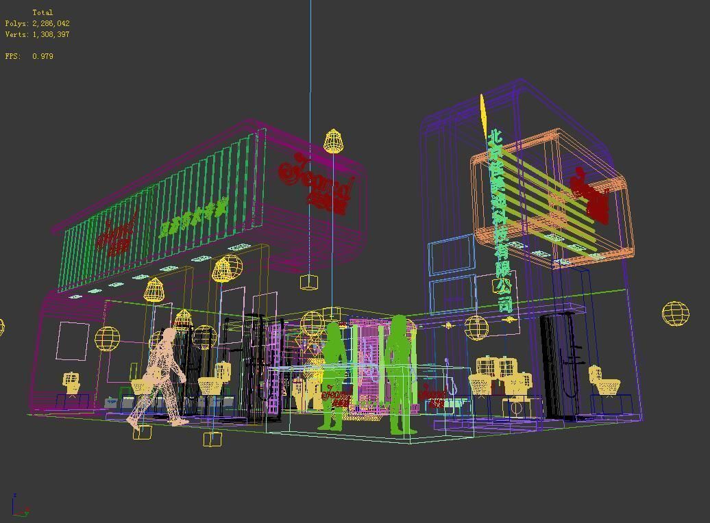 Exhibition - Area - 15X9-3DMAX2010-01 3D model_2