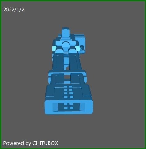 SPACE COMMUNIST SMASH FACE MAGNETIC CANNON TURRET 3D print model_10