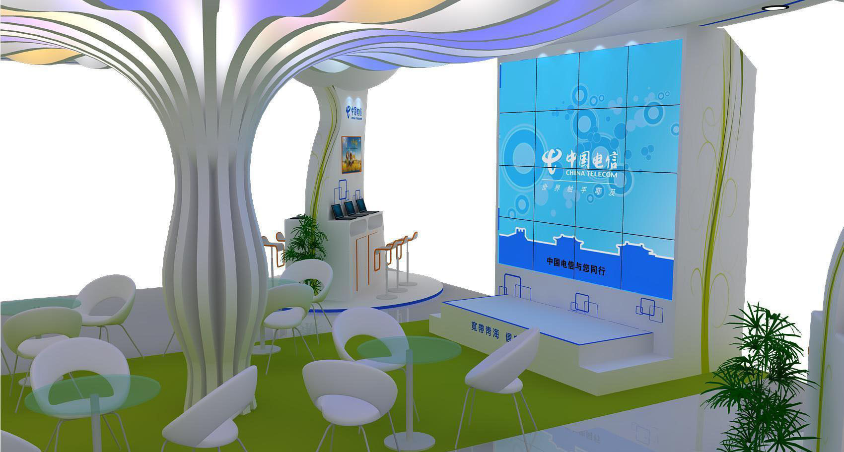 Exhibition - Area - 15X12-3DMAX2011-03 3D model_3