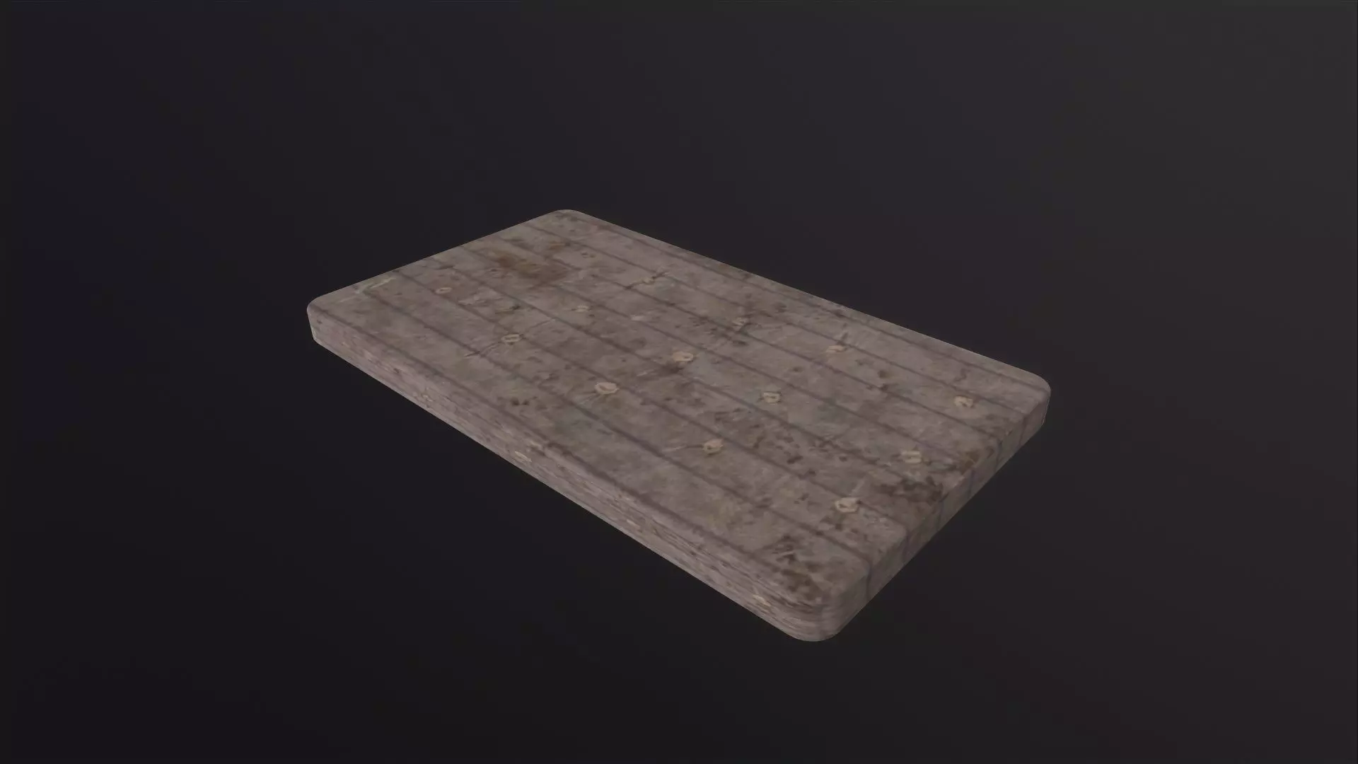 old mattress 3D Model Low-poly 3D model_0